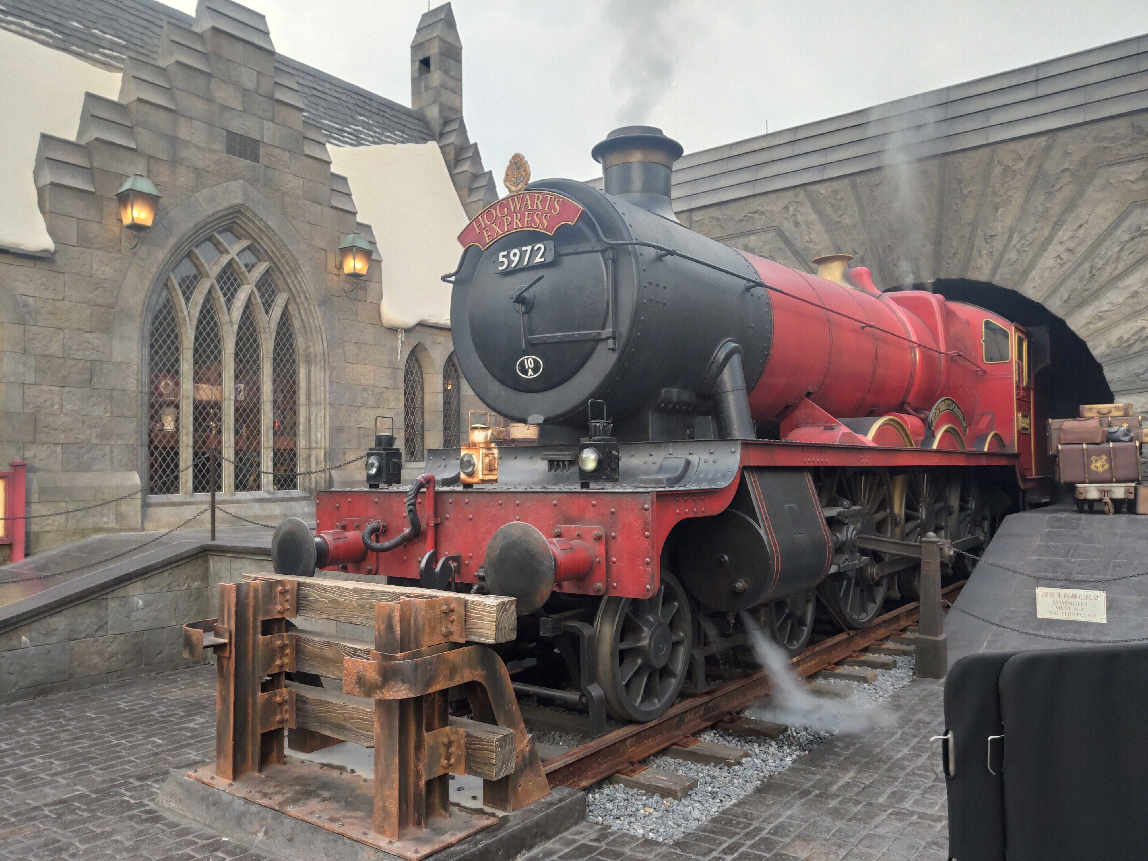 环球影城 Universal studios 哈利波特 火车