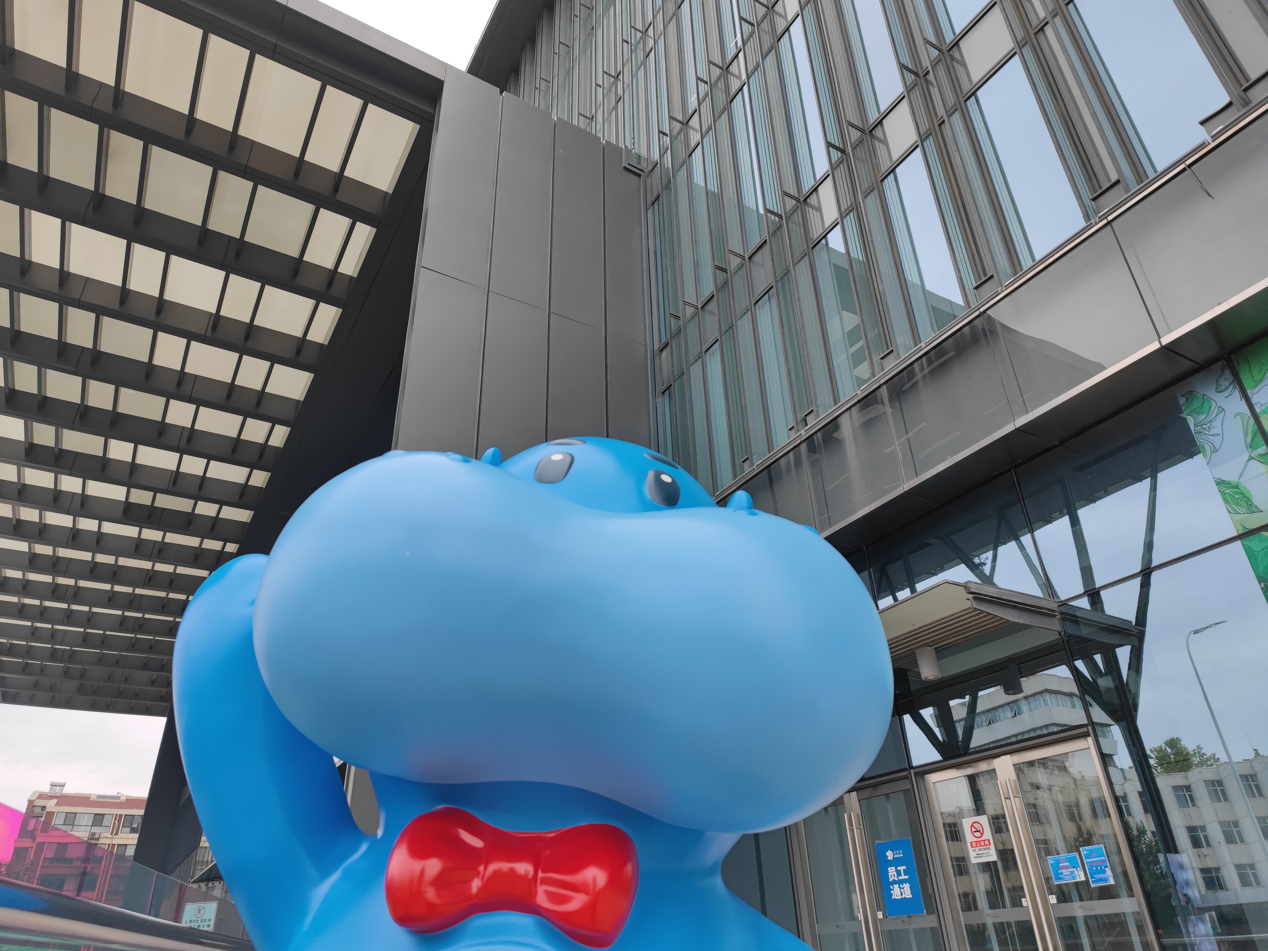 河马鲜生 超市 吉祥物