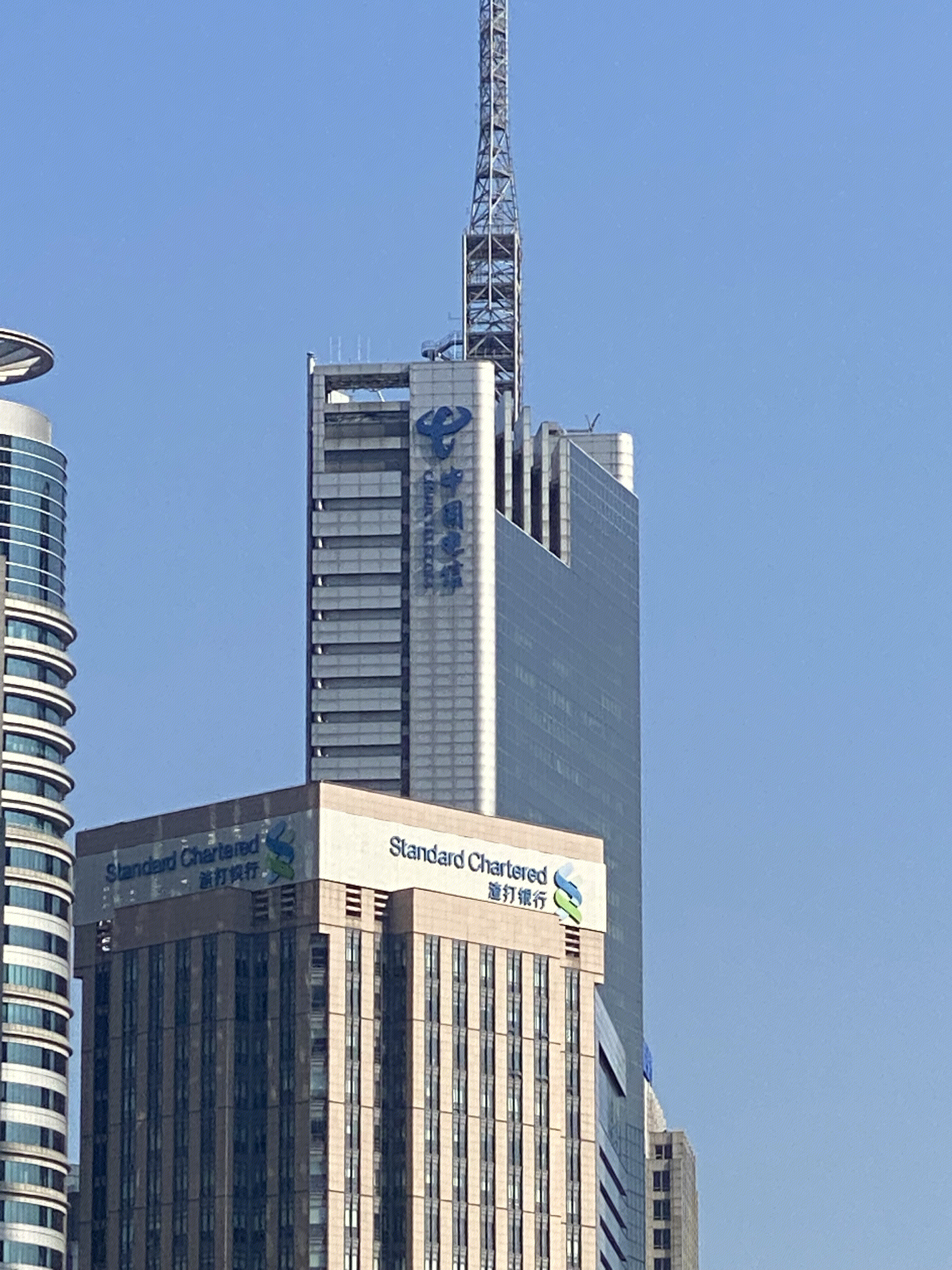 中国电信 陆家嘴 浦东 金融区 写字楼 高楼 大厦 上海 城市