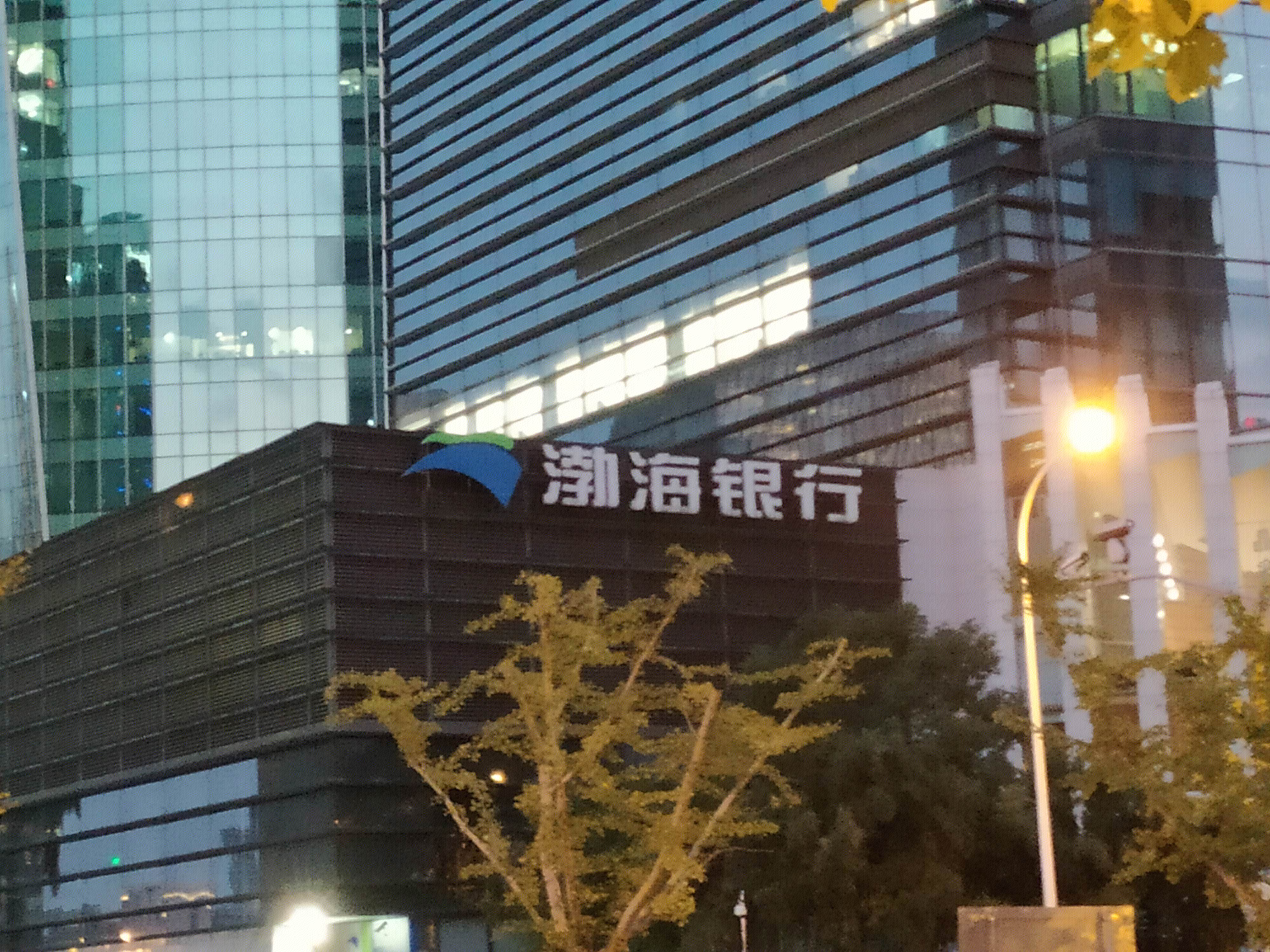 渤海银行 金融机构 陆家嘴 浦东 金融城 上海 夜景