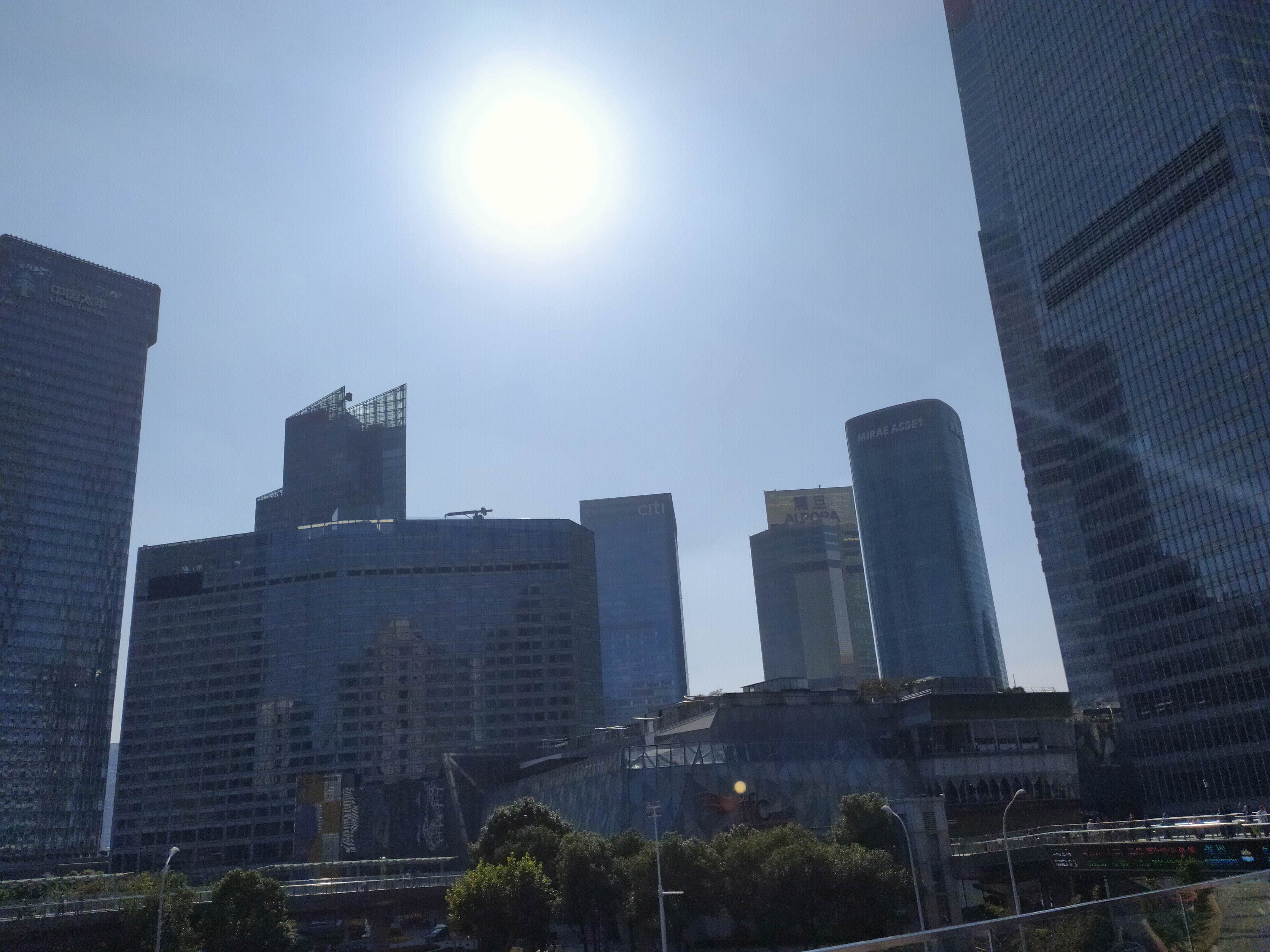 陆家嘴 浦东 金融城 写字楼 高楼 大厦 上海 城市