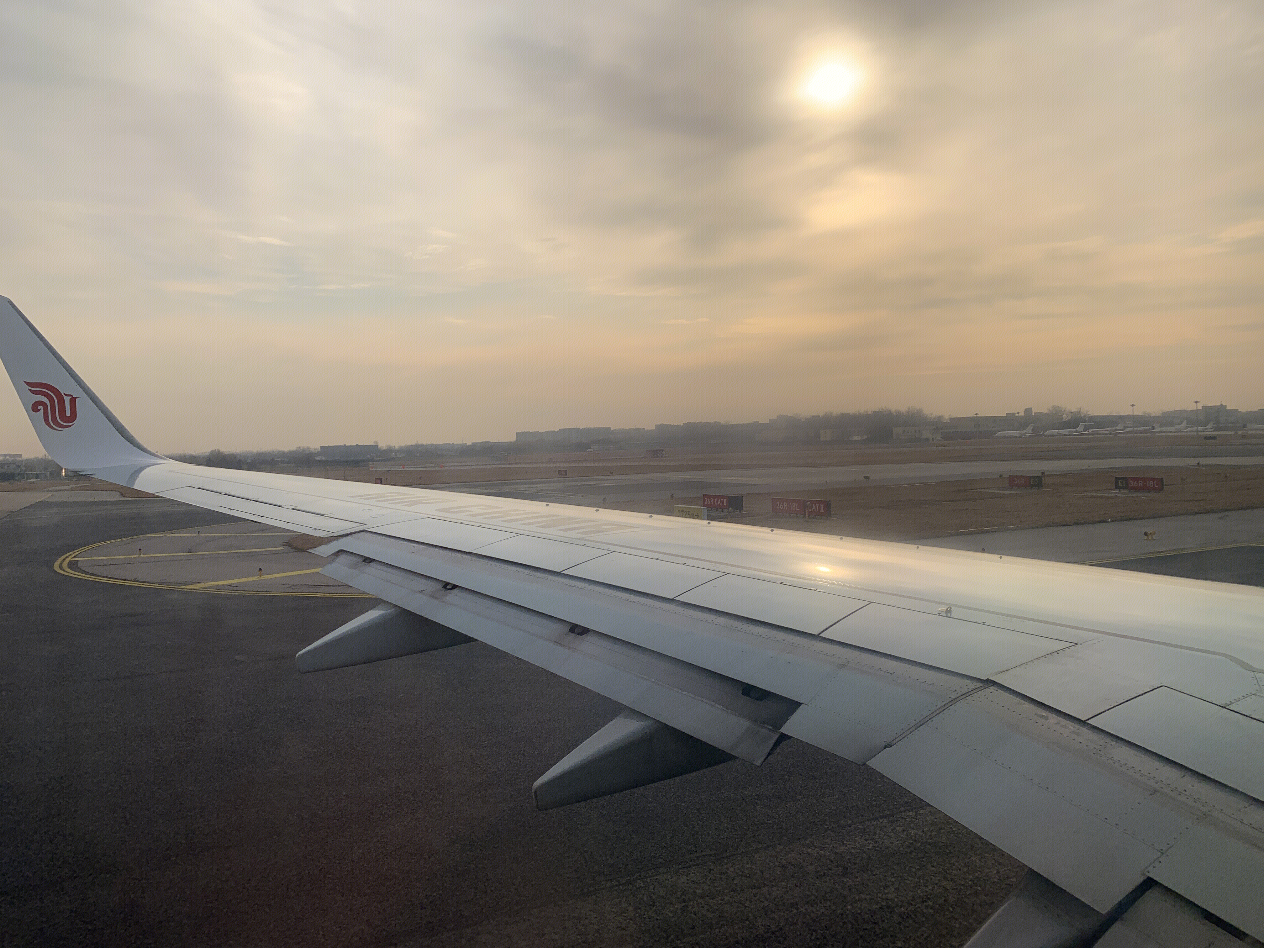 国航 飞机 航班 起飞 降落 中国国际航空公司