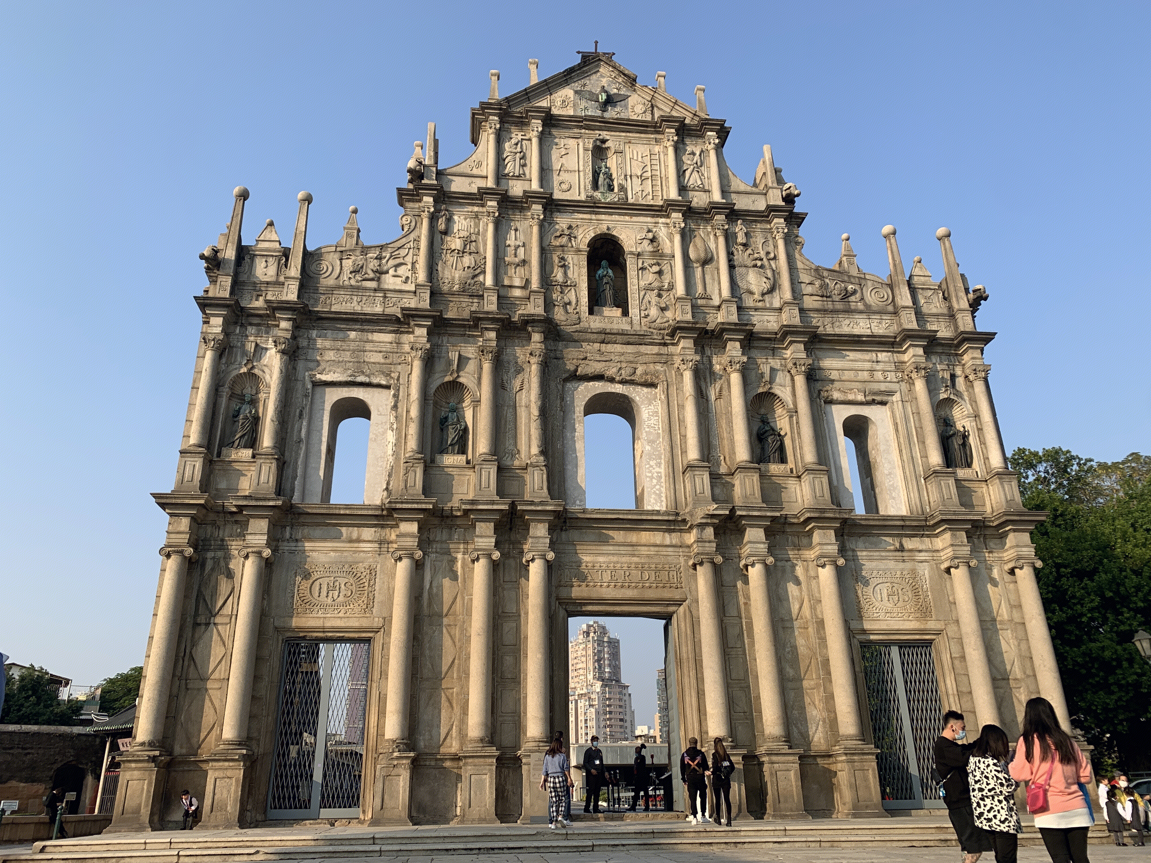 大三巴牌坊 澳门标志建筑物 圣保禄大教堂遗址