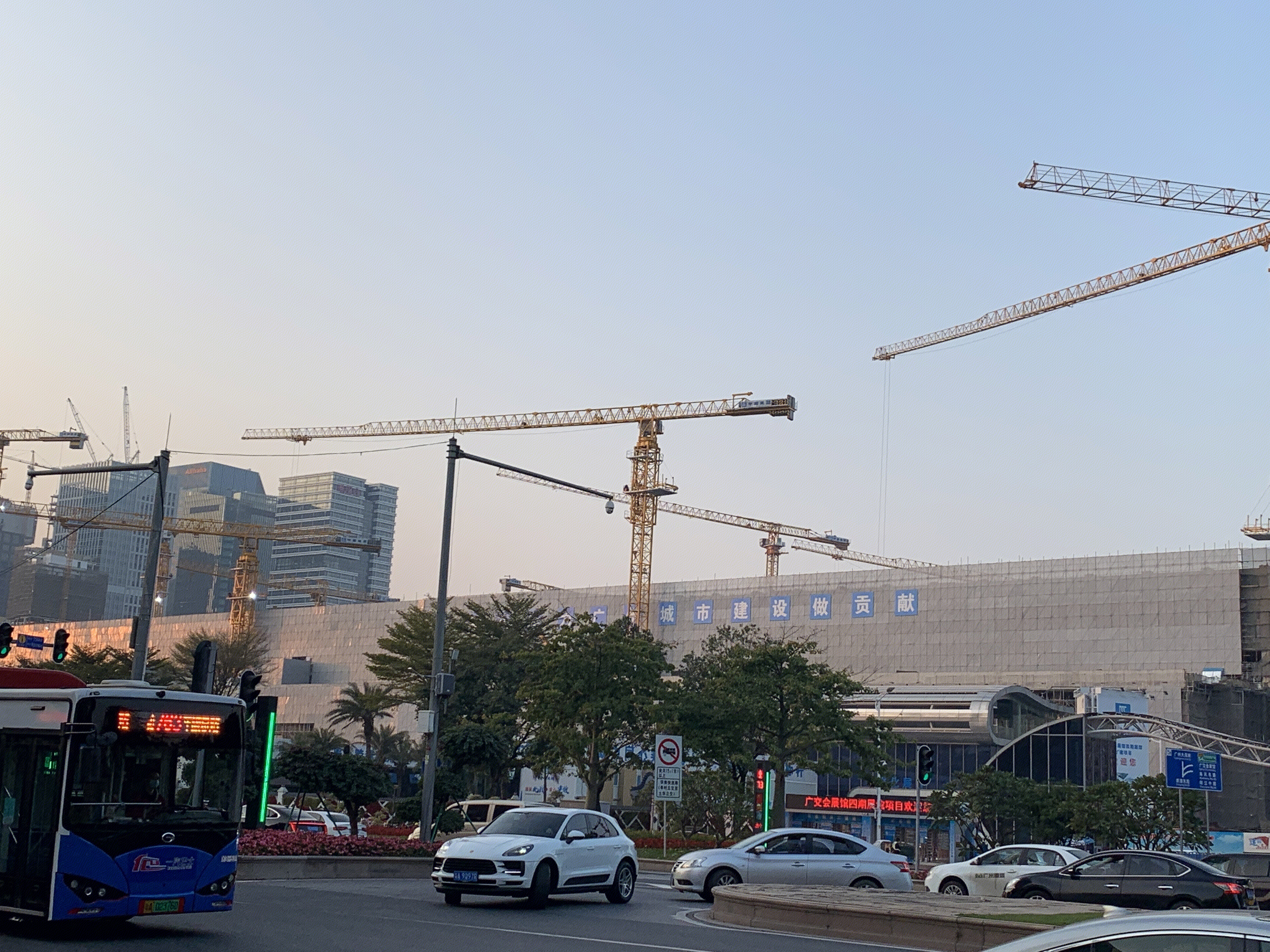 广州市 道路 街道 城市大楼 街景