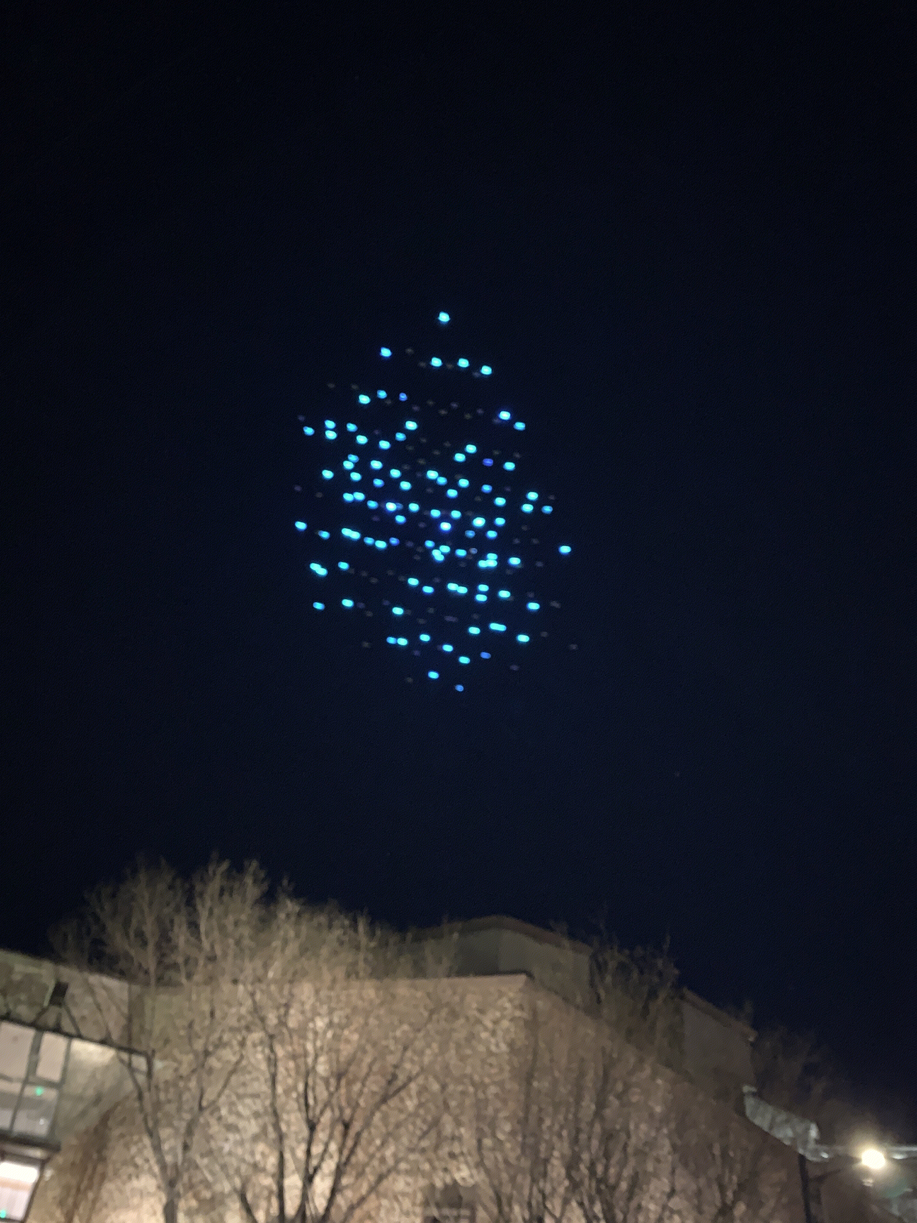 古北水镇 无人机表演