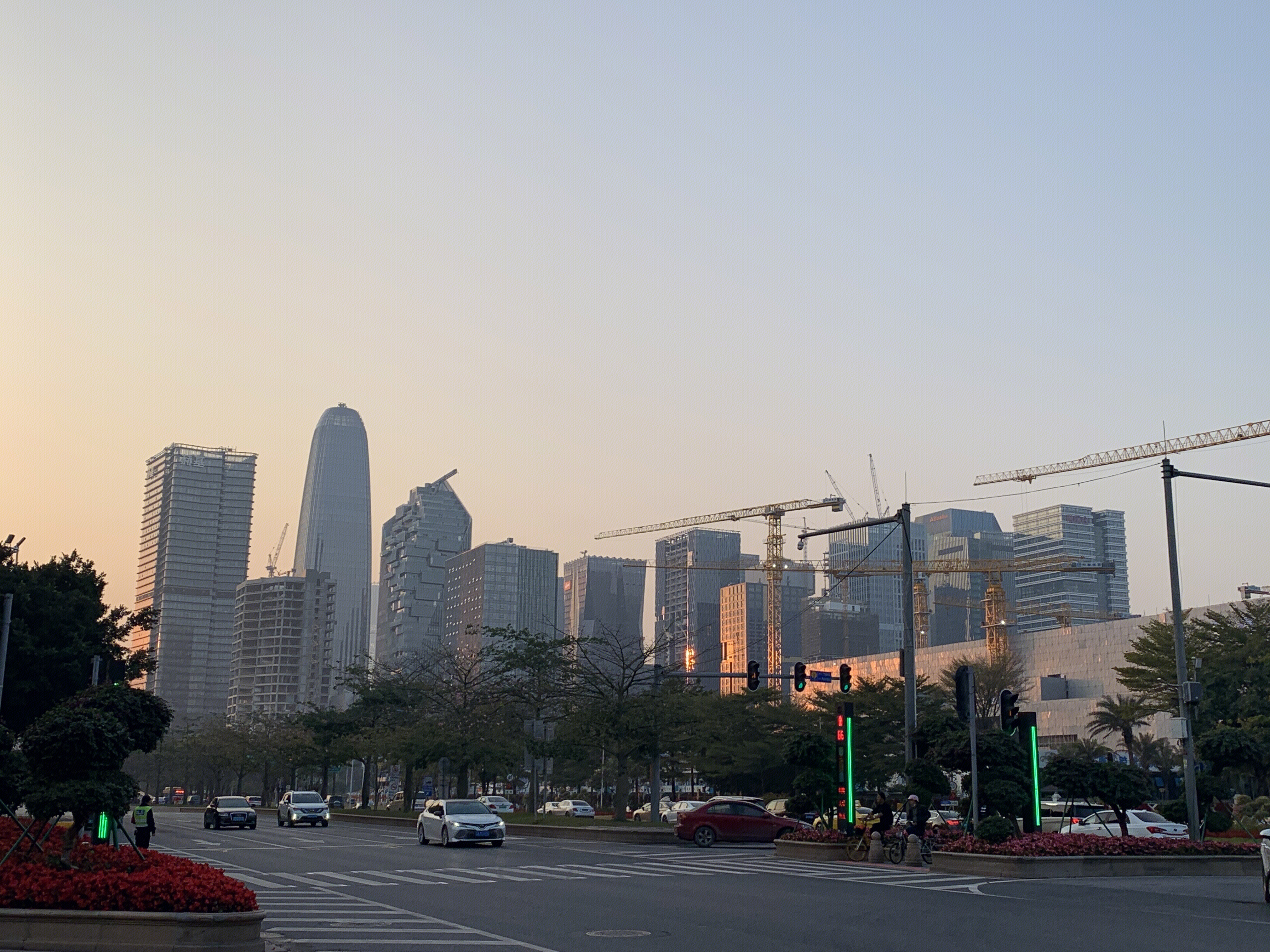 广州市 道路 街道 城市大楼 街景