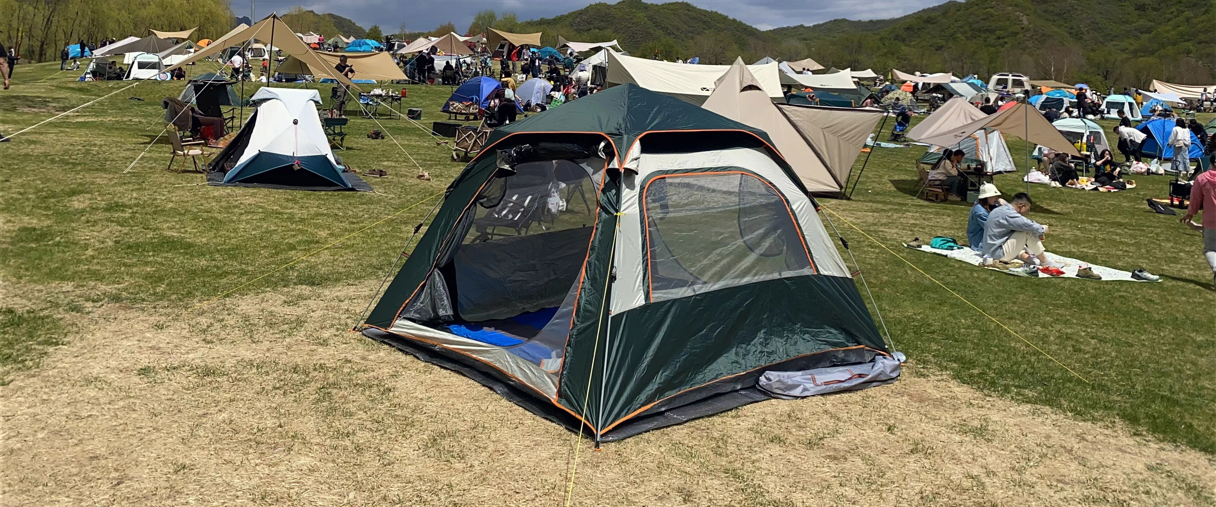 露营  帐篷  春游  露营地