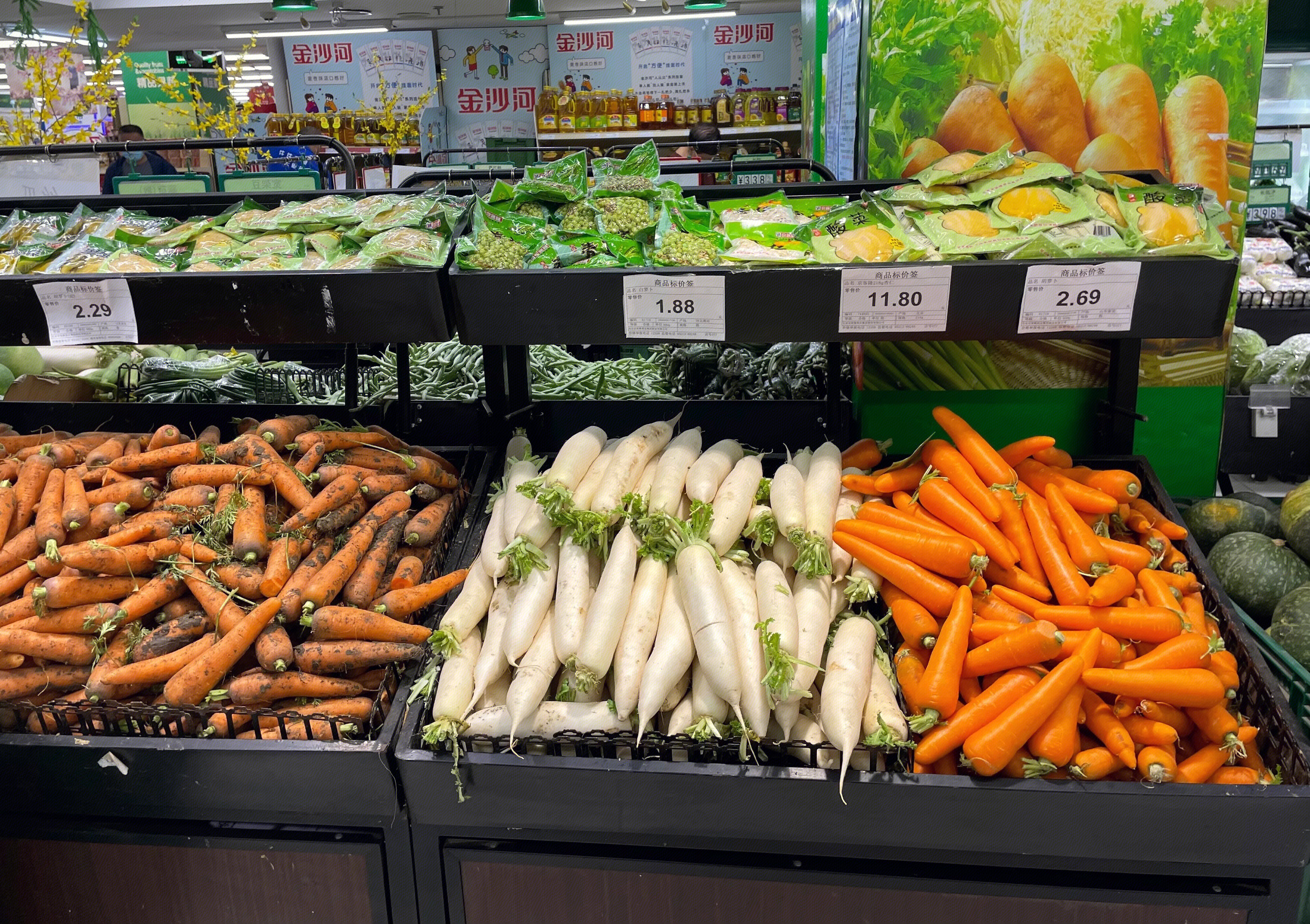 超市 生鲜 蔬菜 茄子 南瓜 冬瓜 白菜