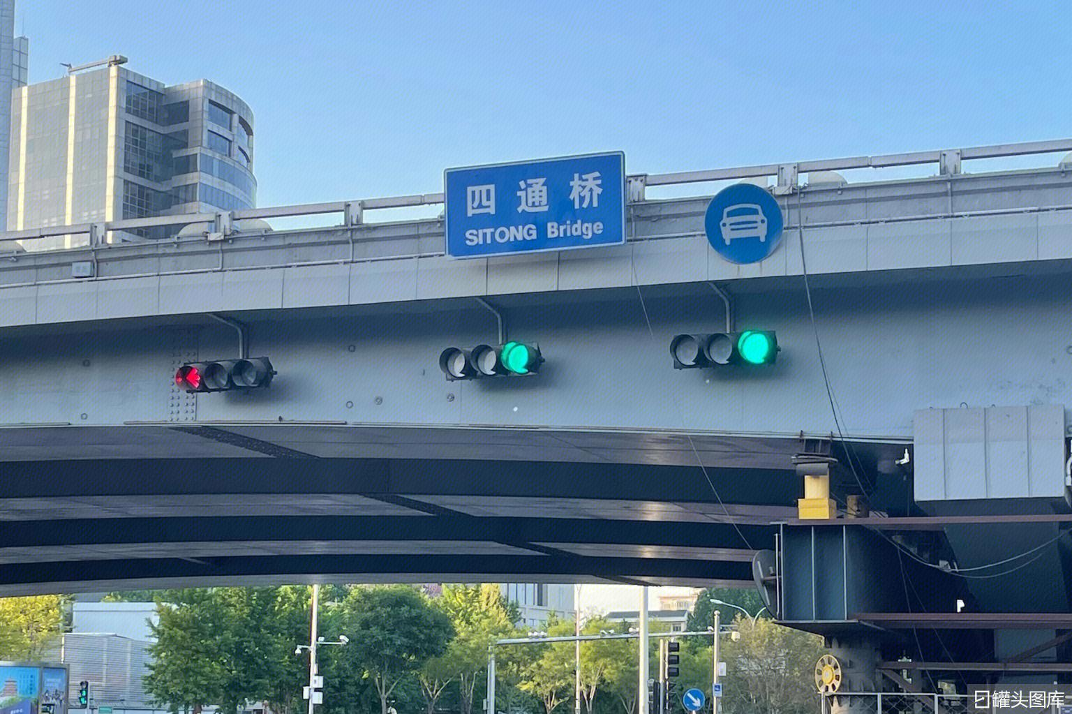 四通桥 北京 公路 立交桥-罐头图库