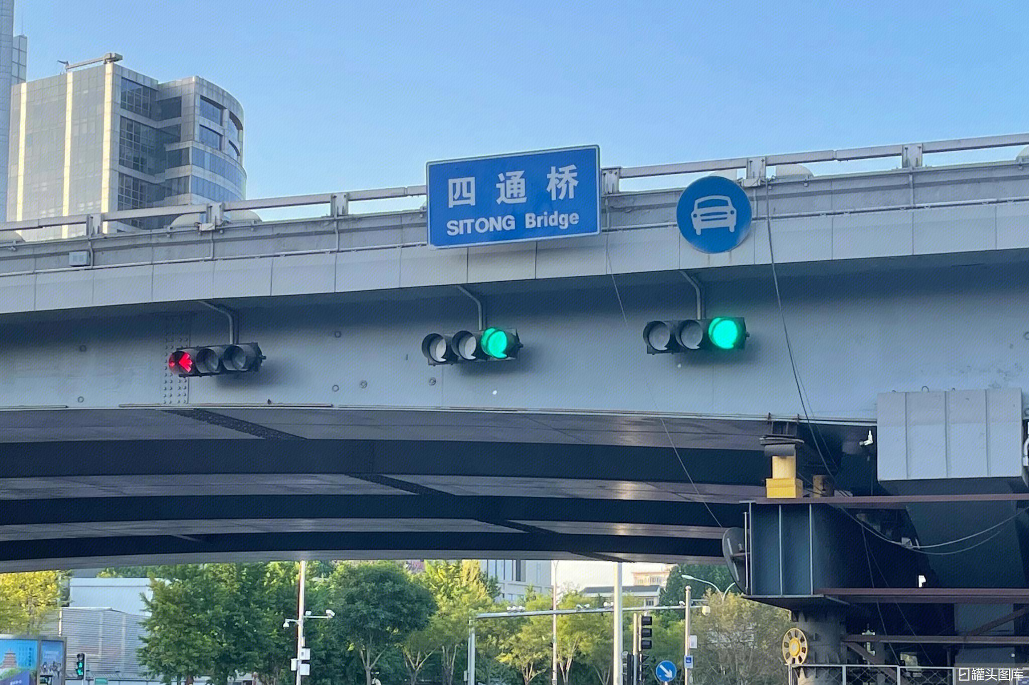 四通桥 北京 公路 立交桥-罐头图库