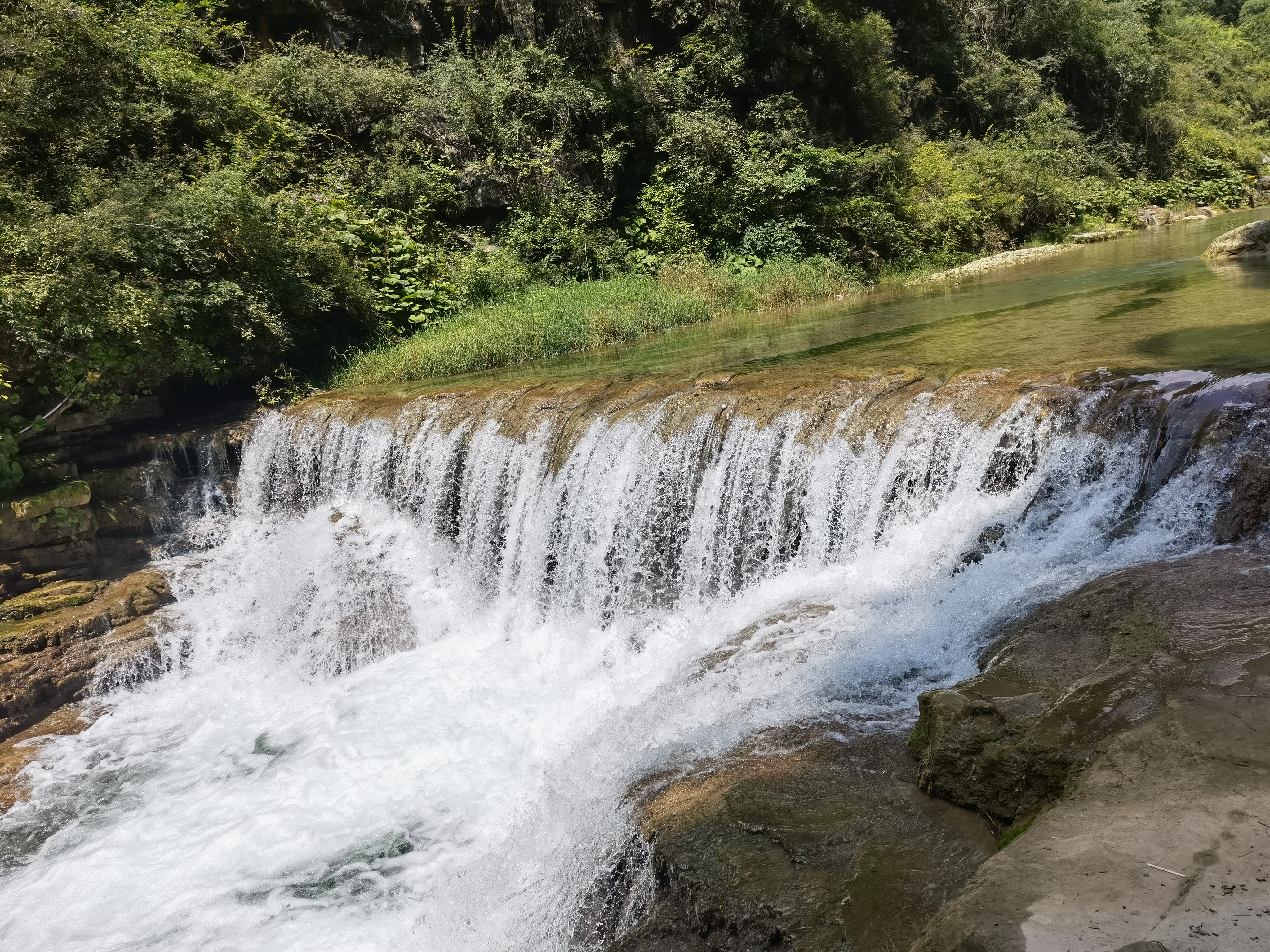 太行山 八泉峡景区 溪水 瀑布 山涧 流水