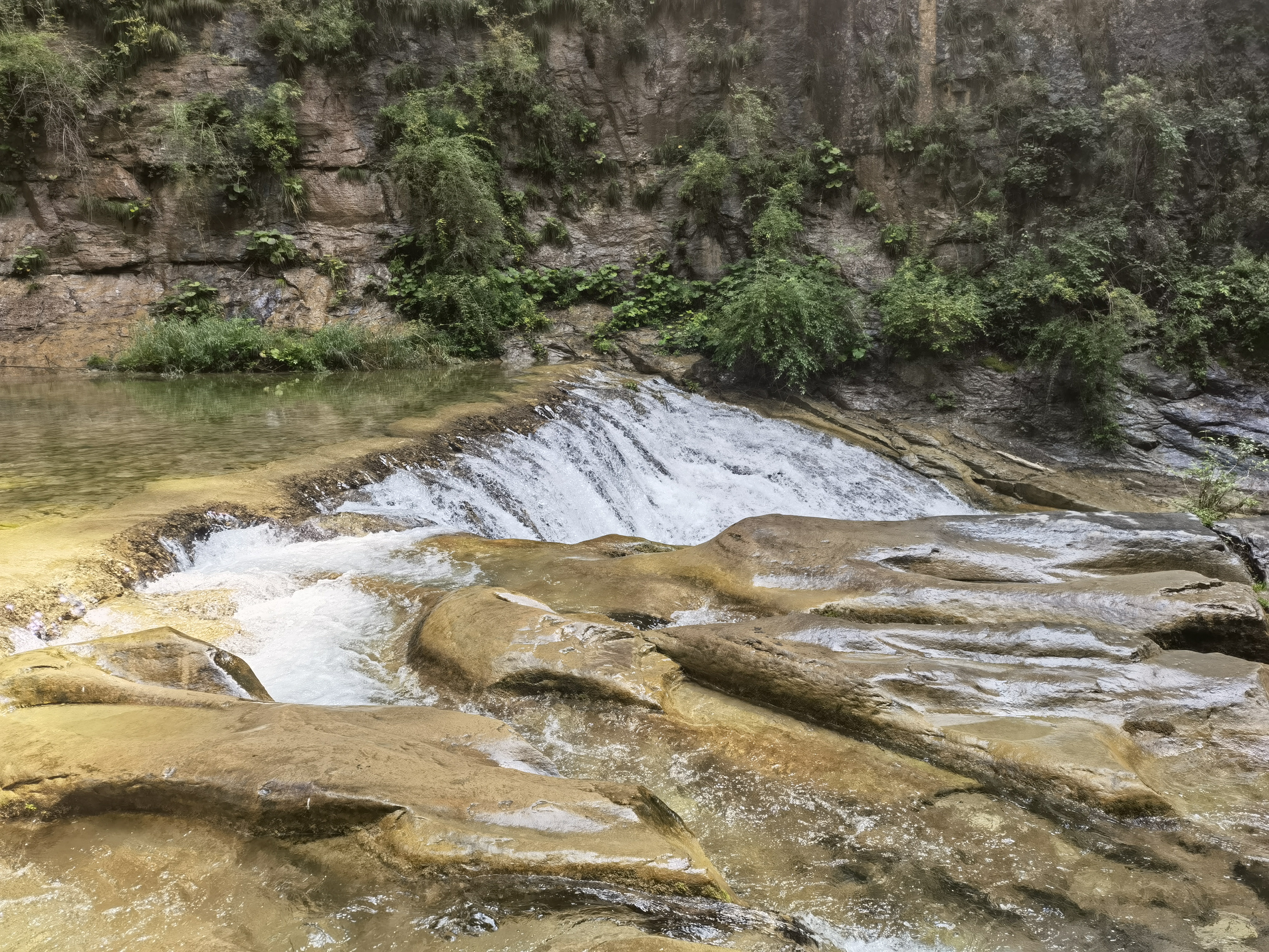 太行山 八泉峡景区 溪水 瀑布 山涧 流水