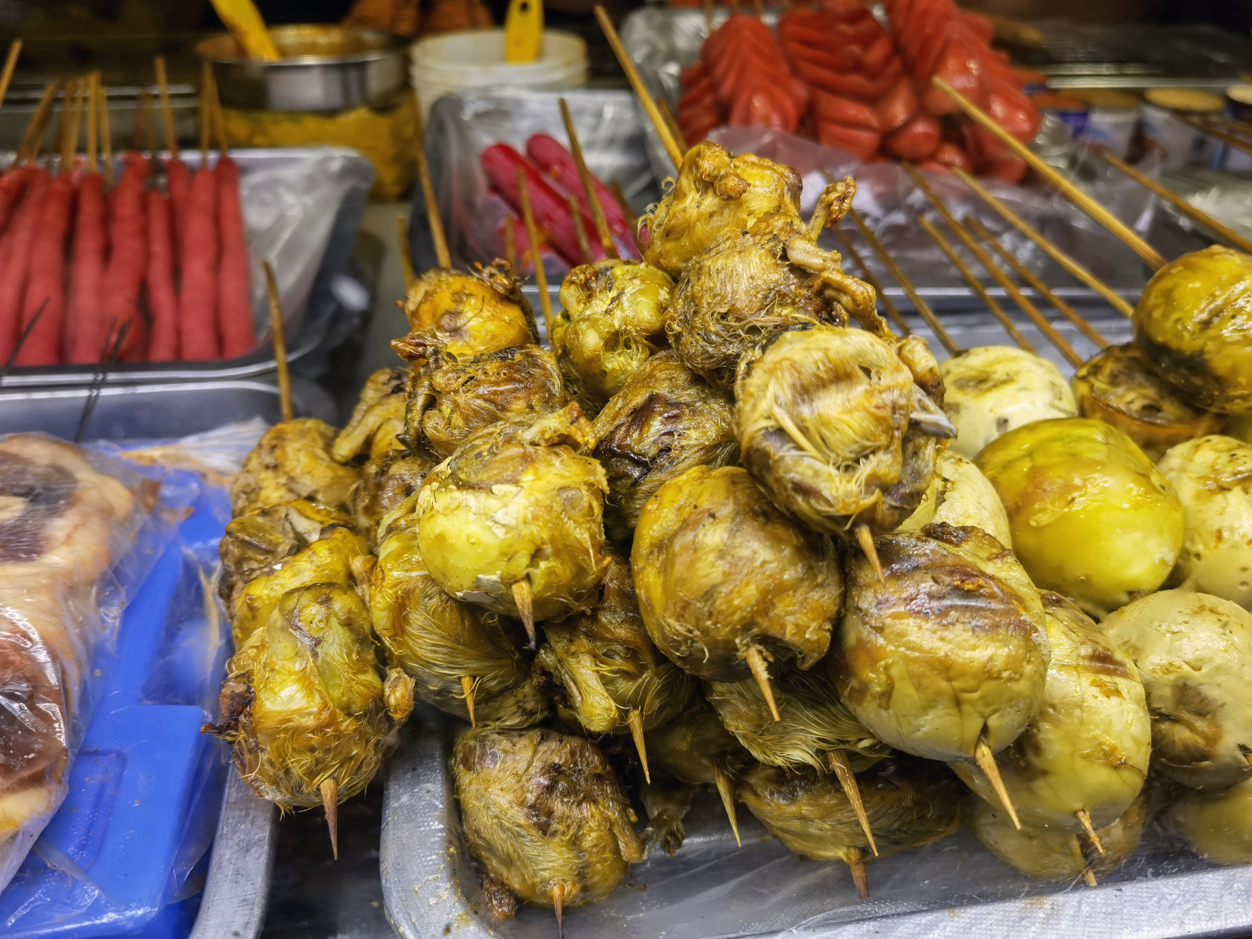 烤毛蛋 街边摊 路边摊 烟火气 集市