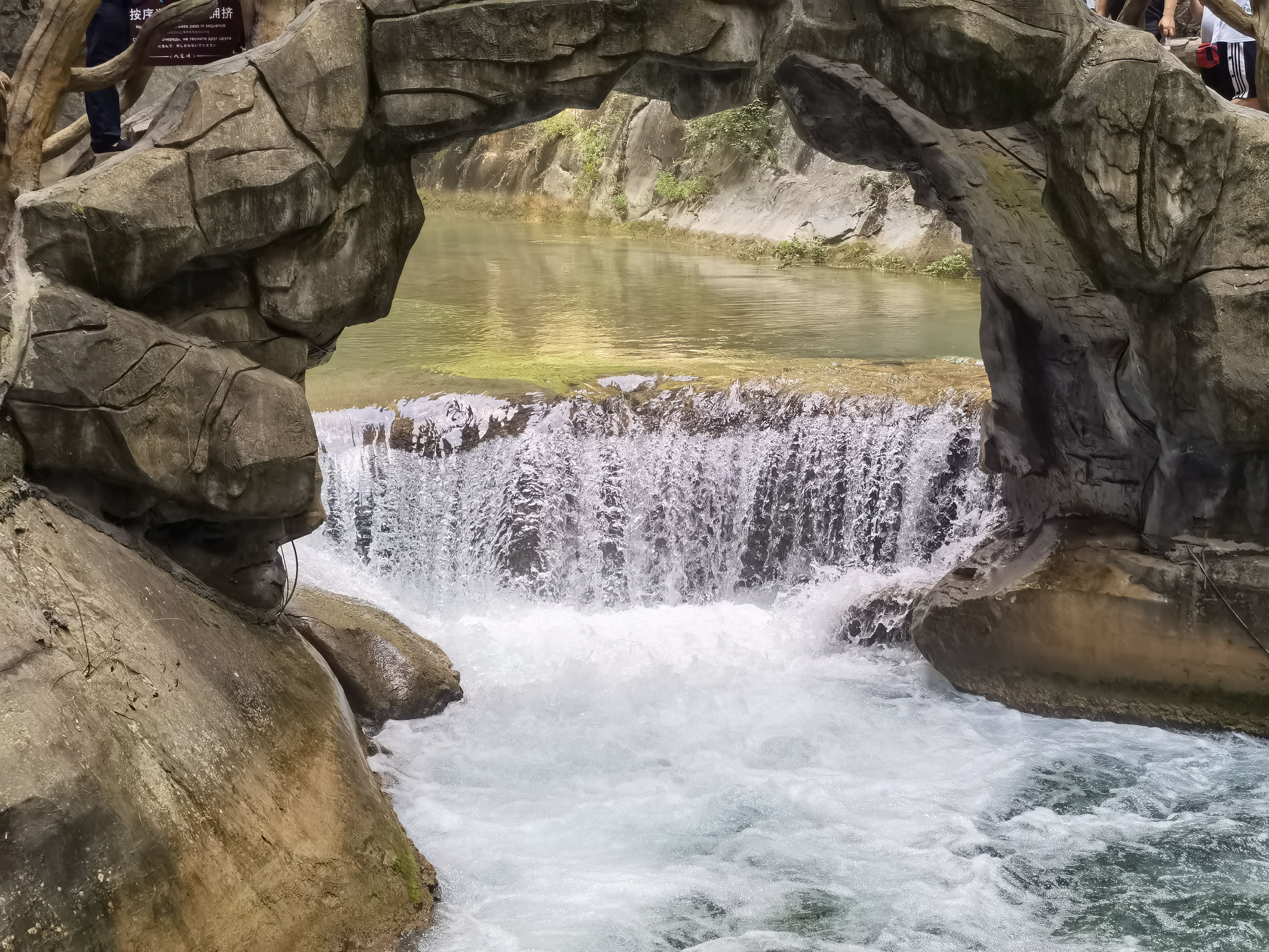 太行山 八泉峡景区 溪水 瀑布 山涧 流水