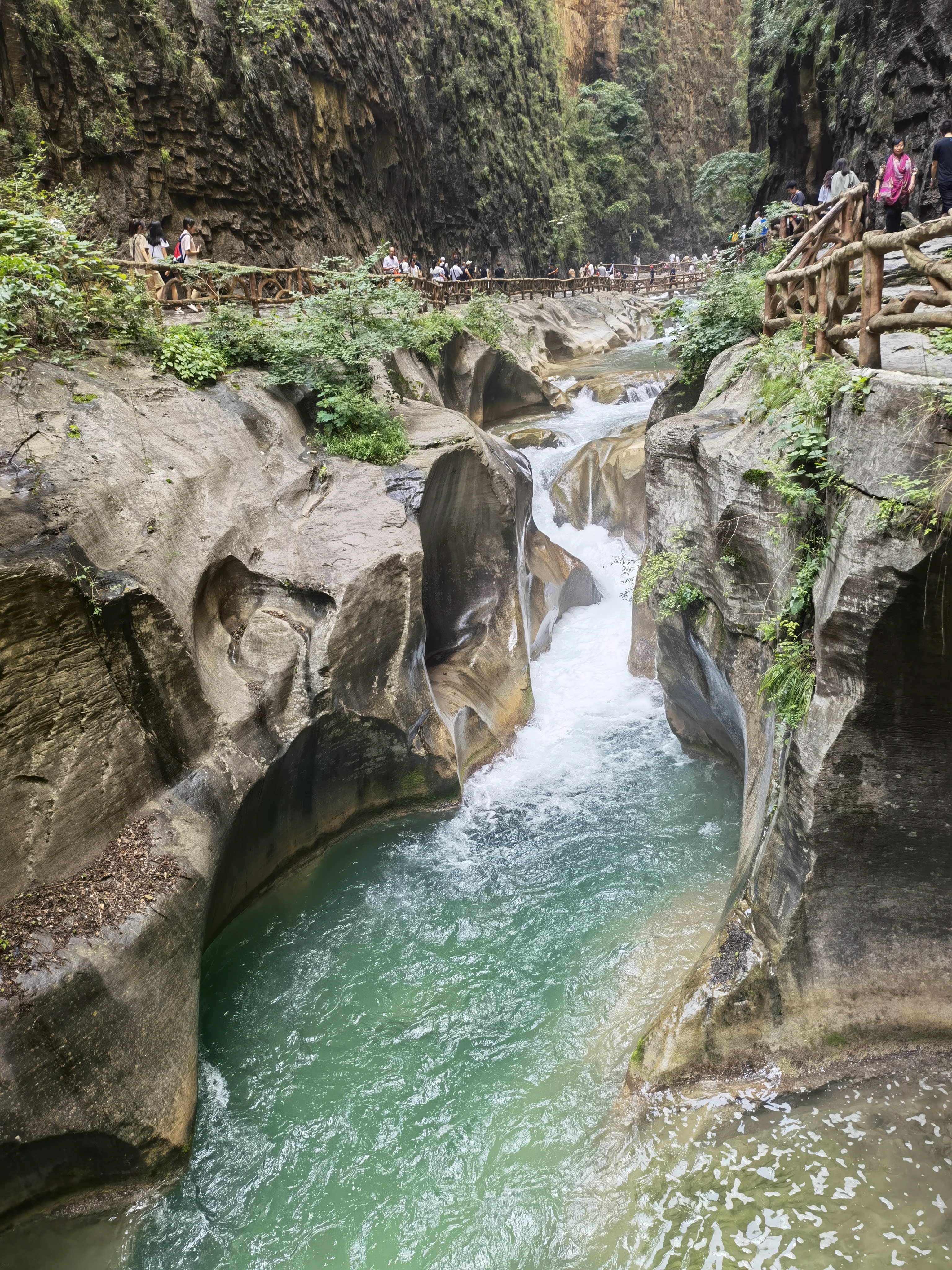 太行山 八泉峡景区 溪水 瀑布 山涧 流水