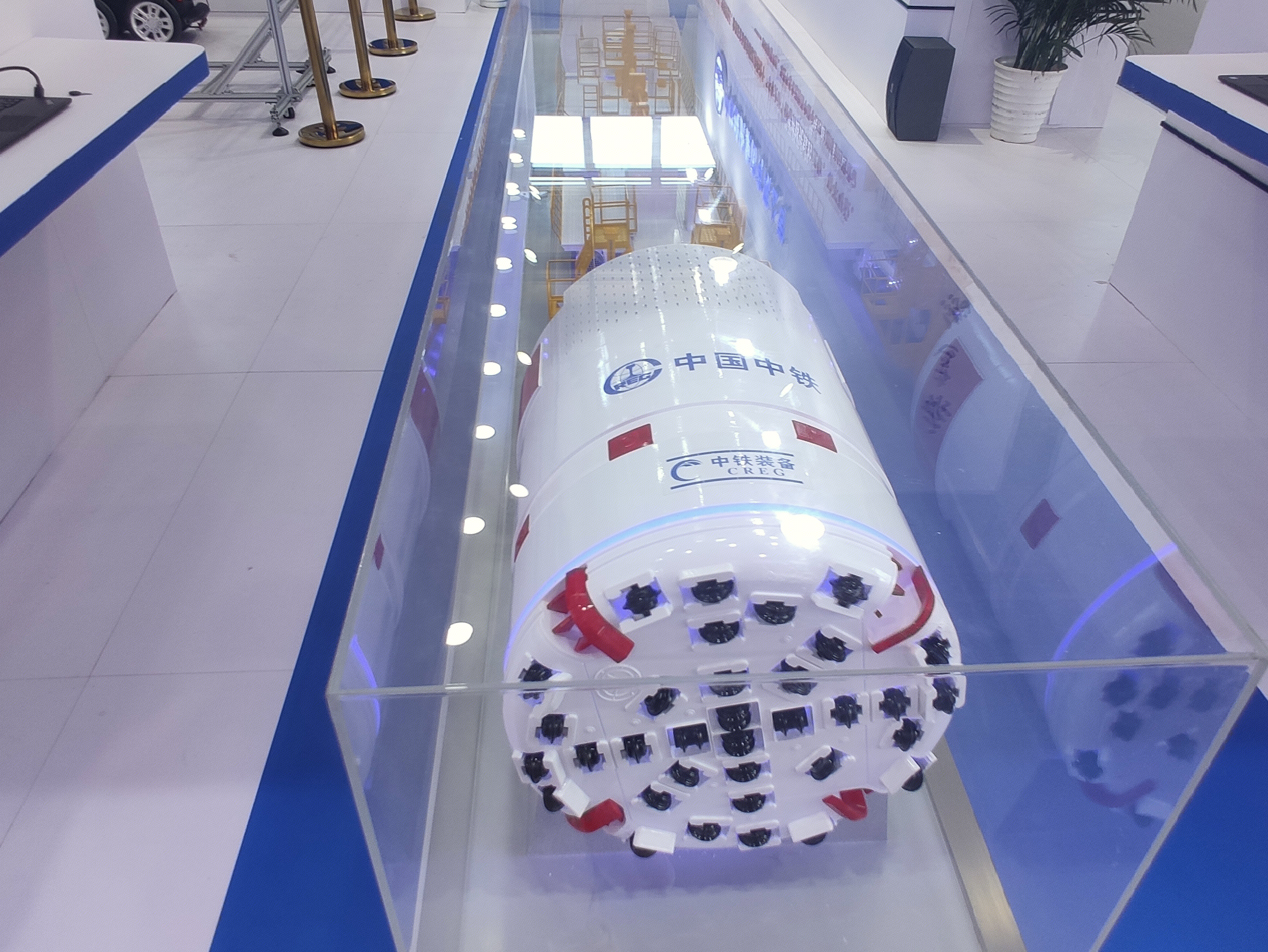 中国中铁 盾构机模型