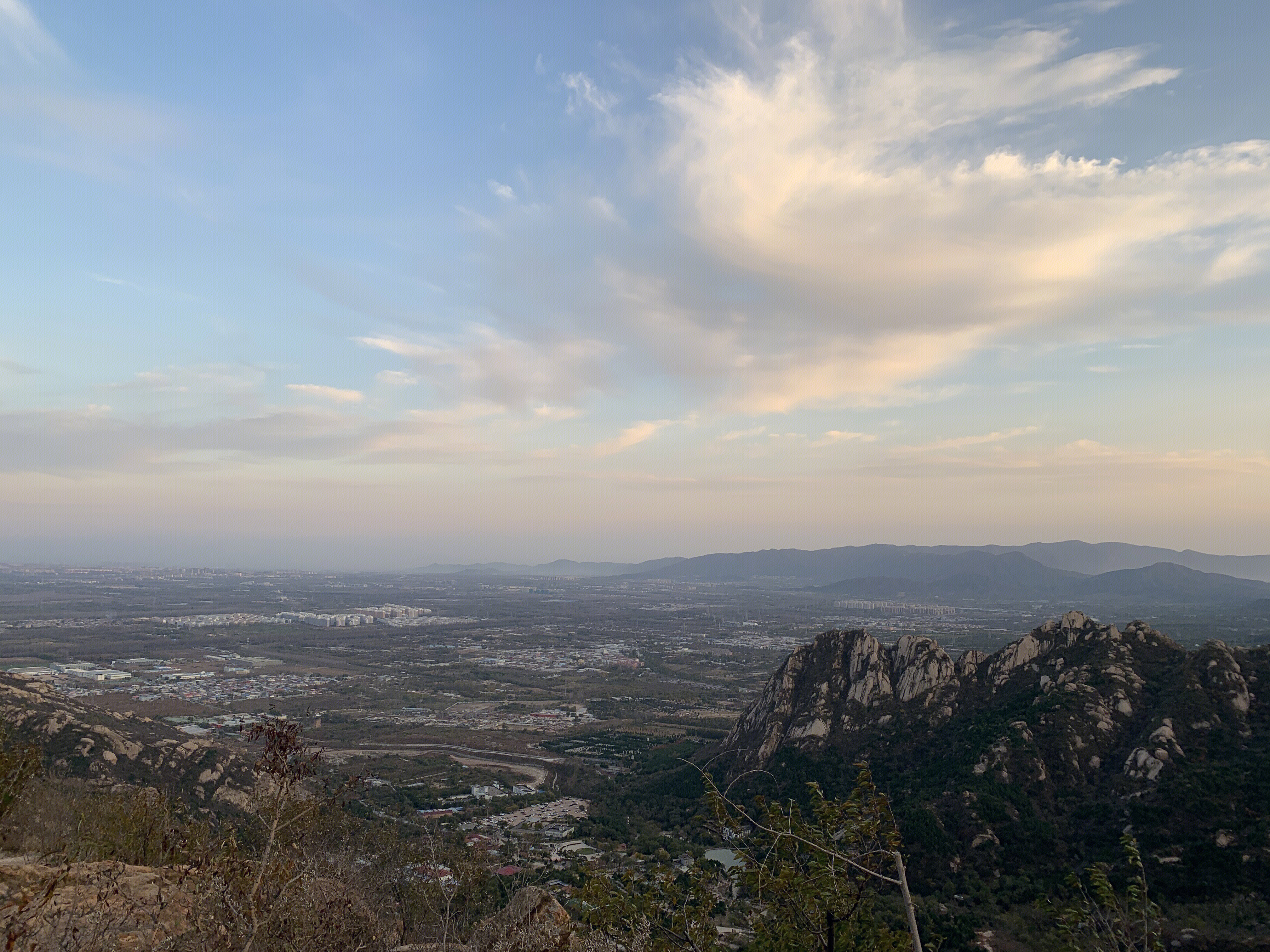 北京城 远望 远眺 山顶