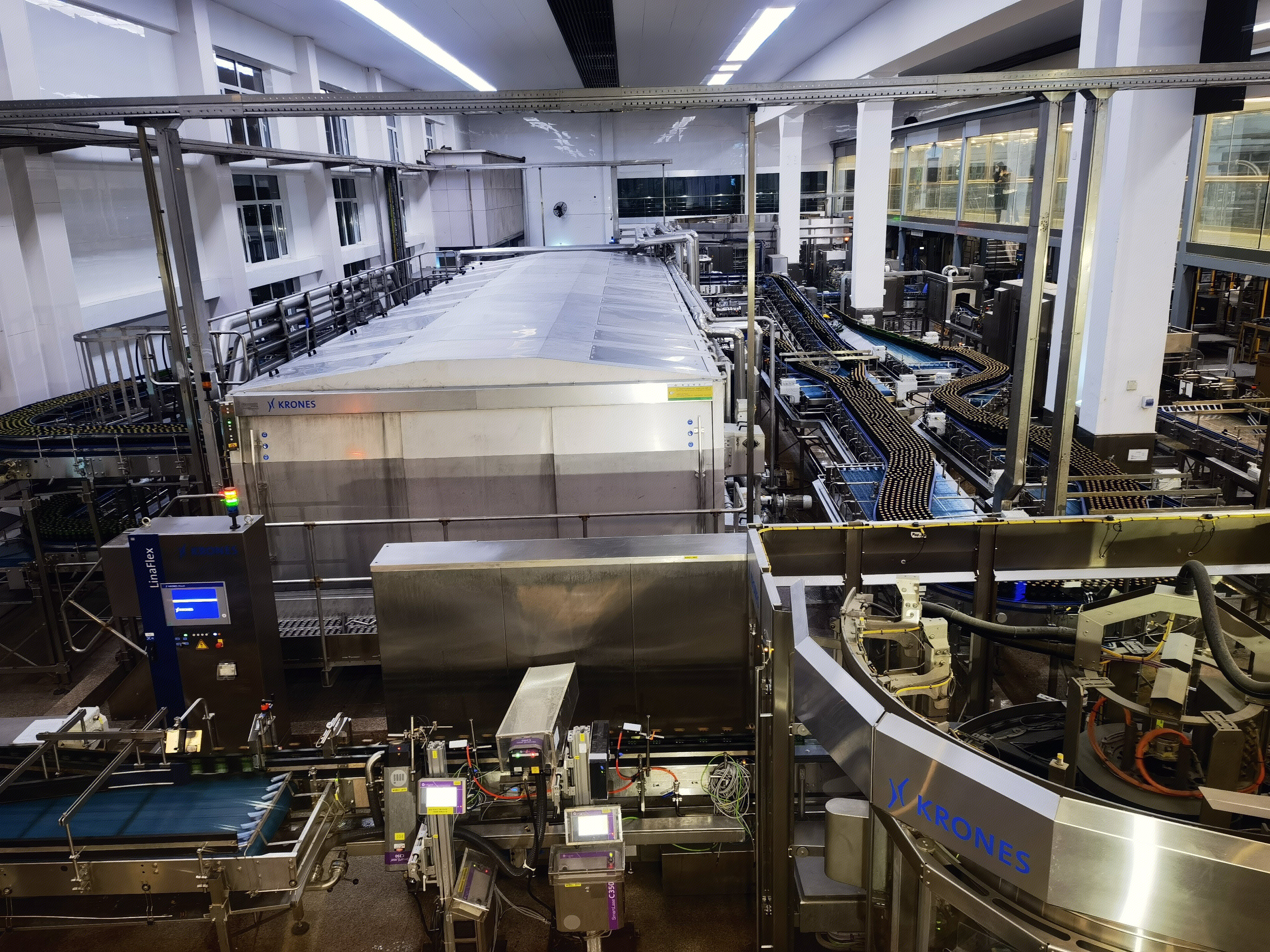 青岛啤酒 灌装车间 生产车间