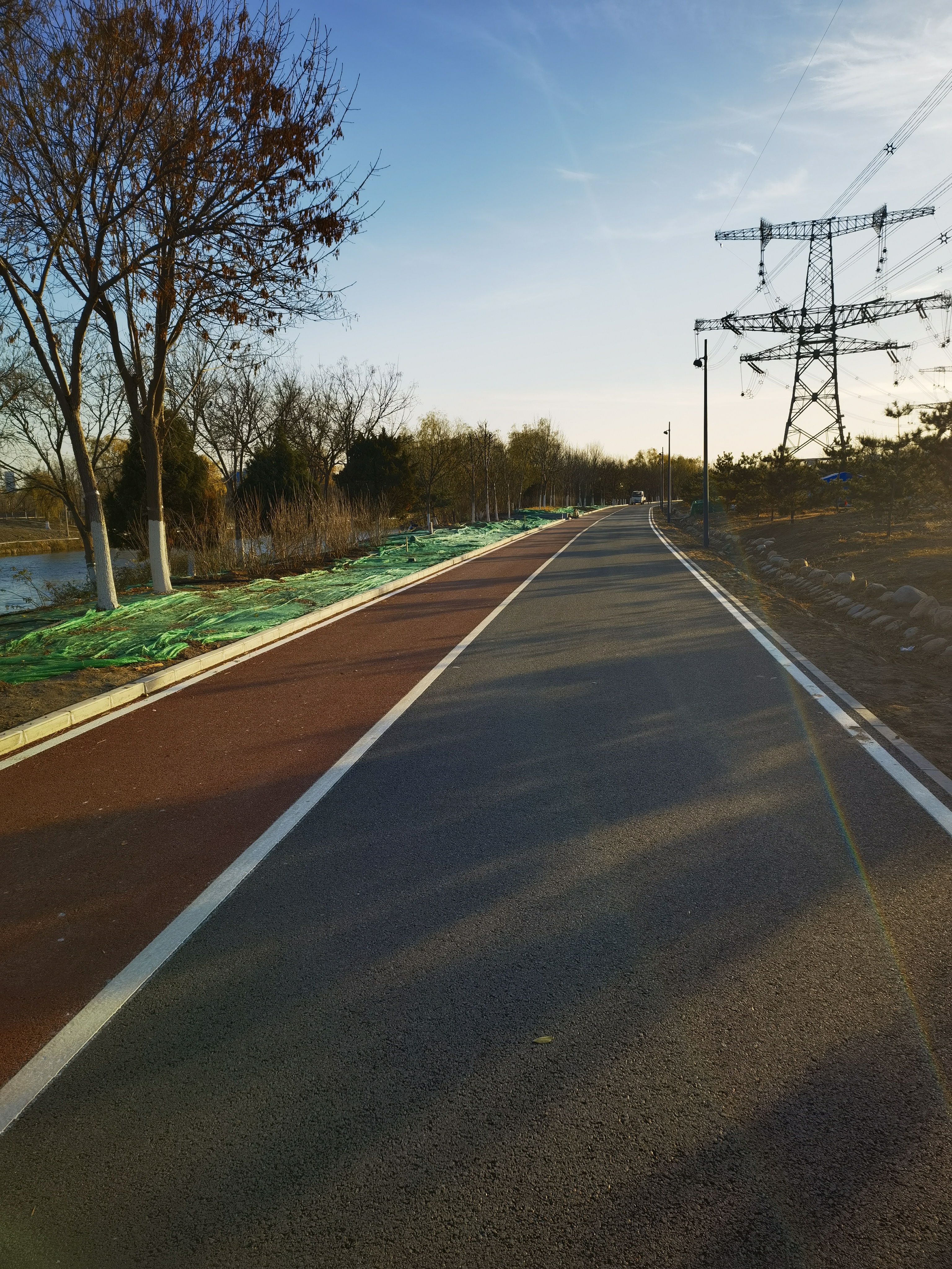 温榆河公园 北京 慢行道