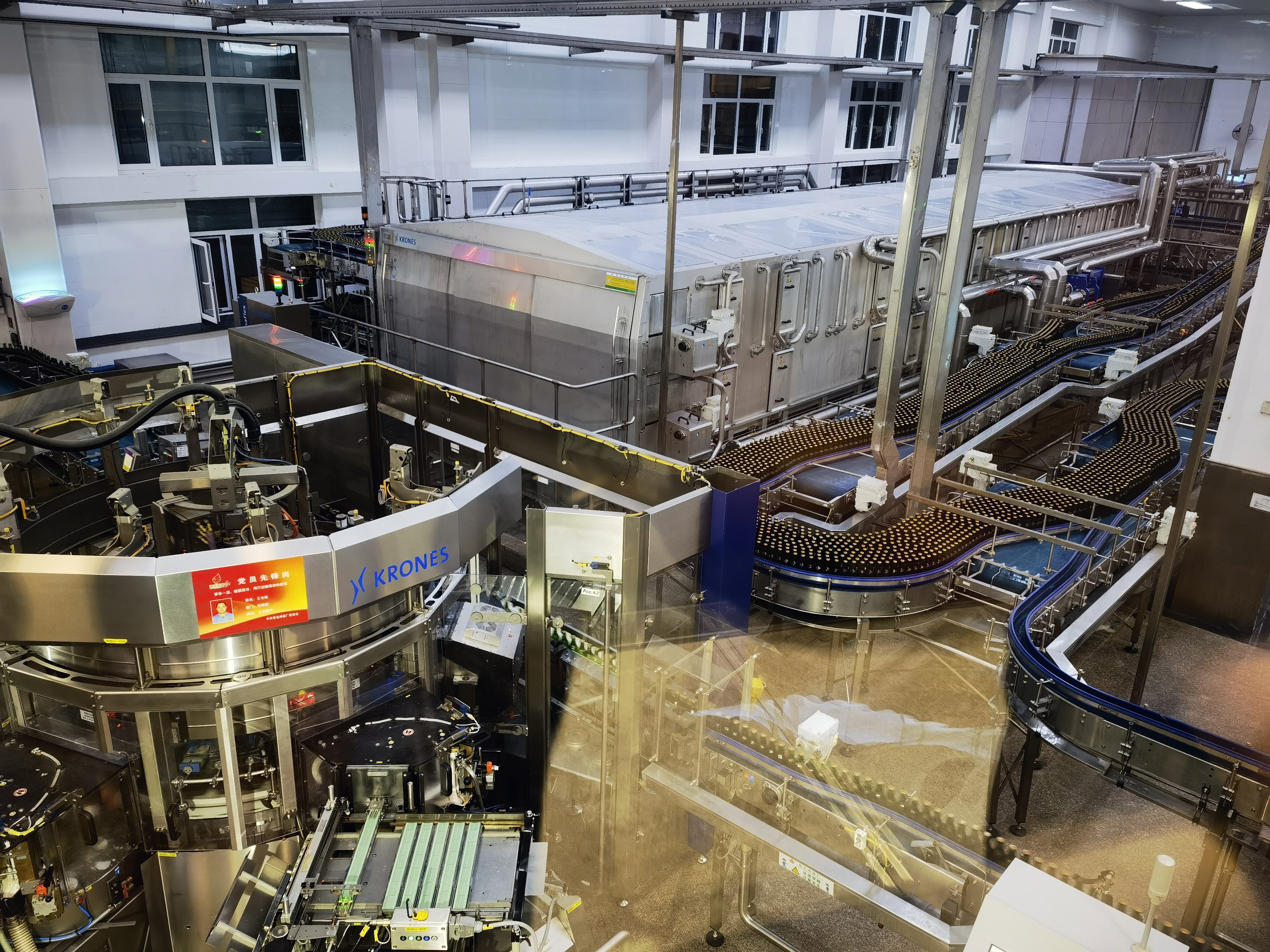 青岛啤酒 灌装车间 生产车间