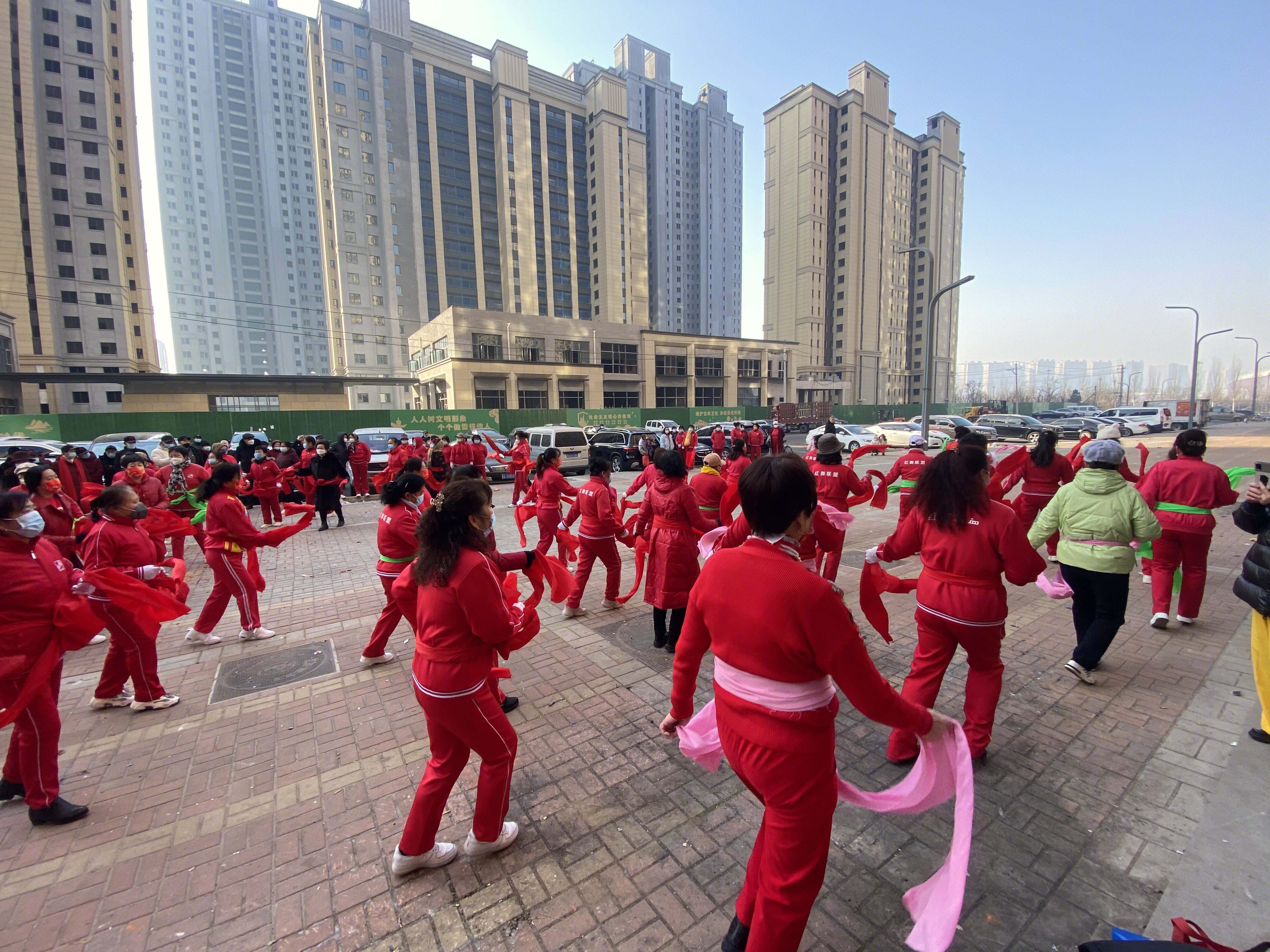 秧歌 舞蹈团 新年