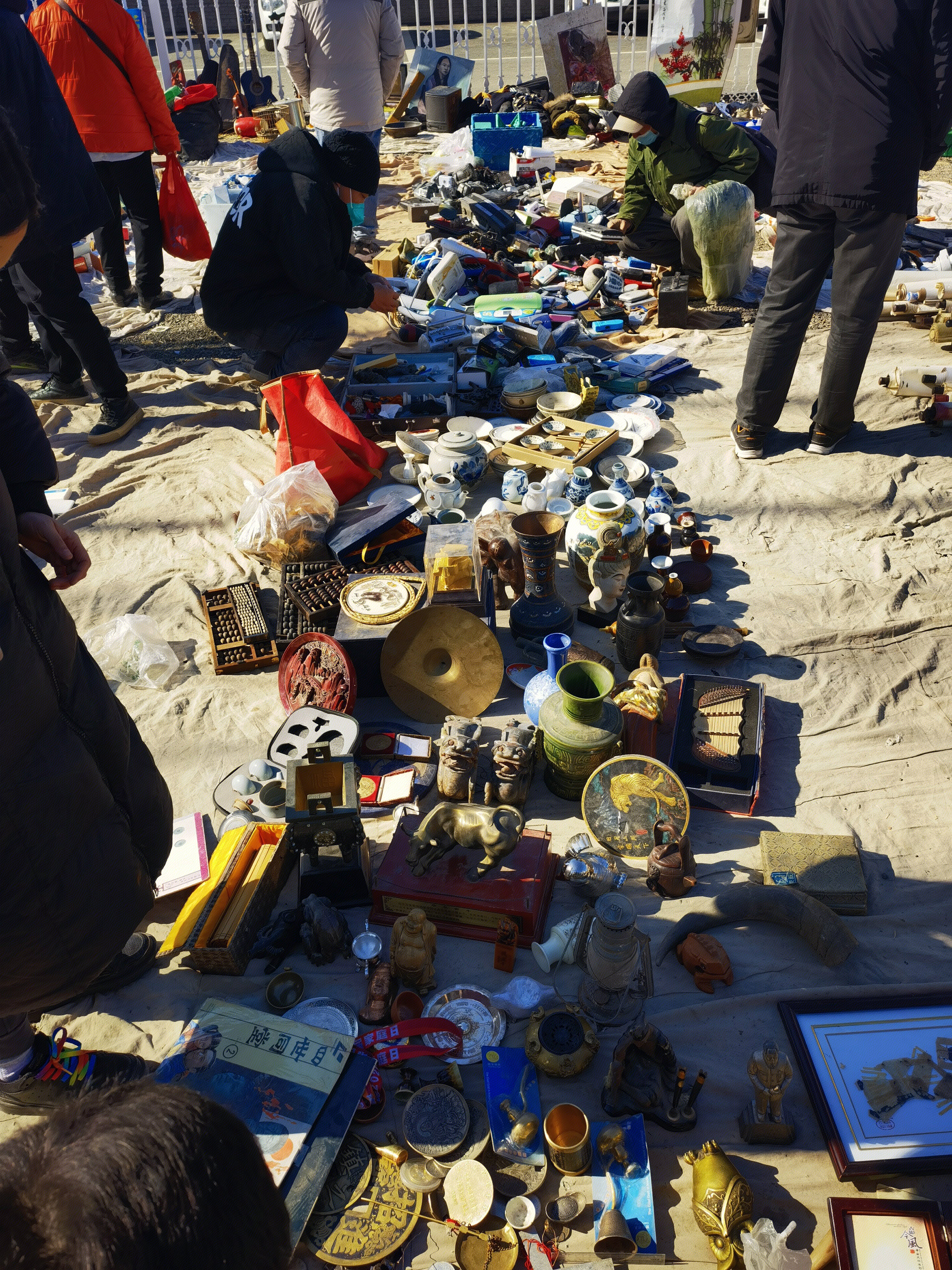 古玩旧货 路边摊 花鸟鱼虫市场 集市