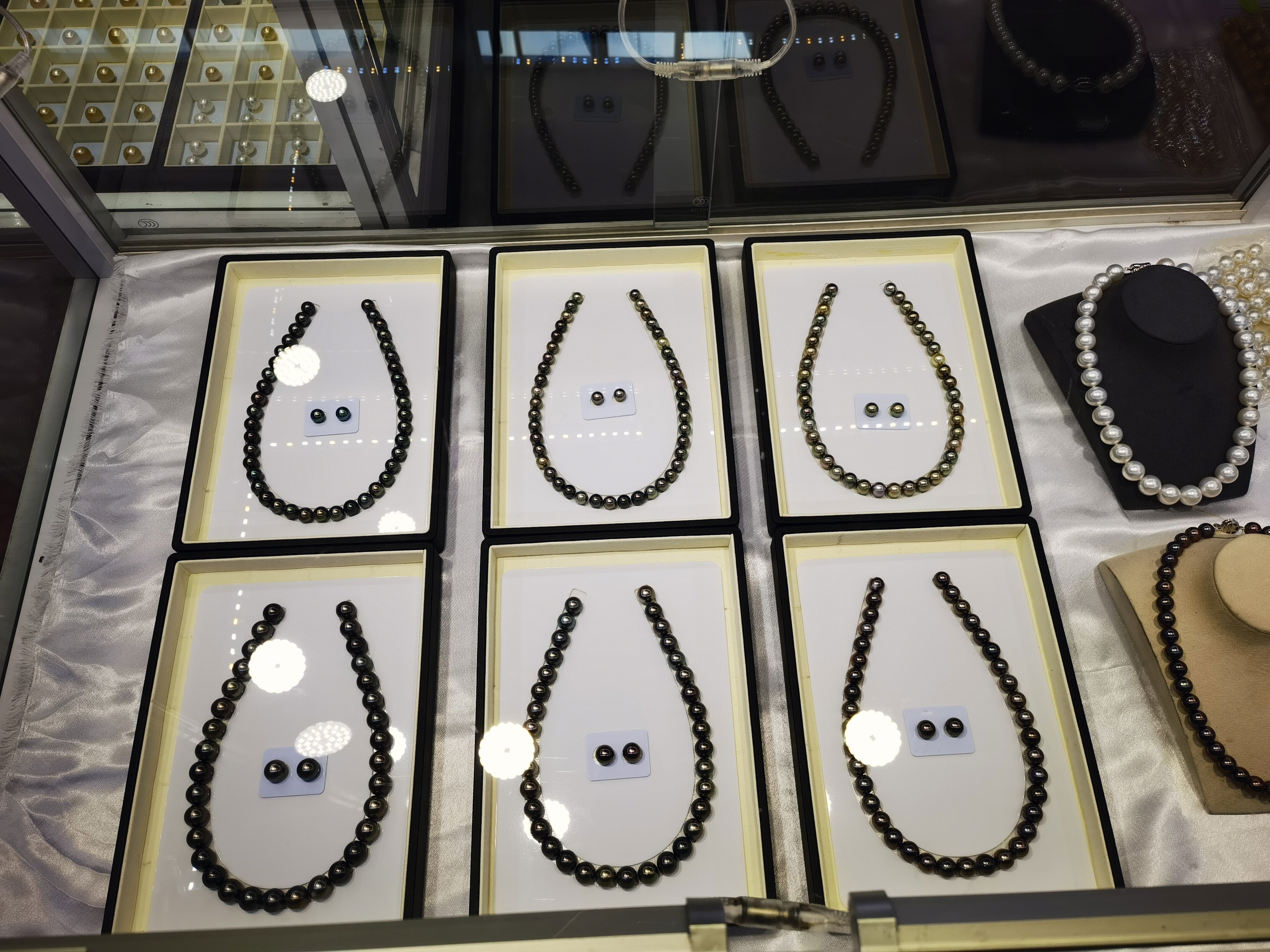 黑珍珠 项链耳环手链 珠宝 首饰