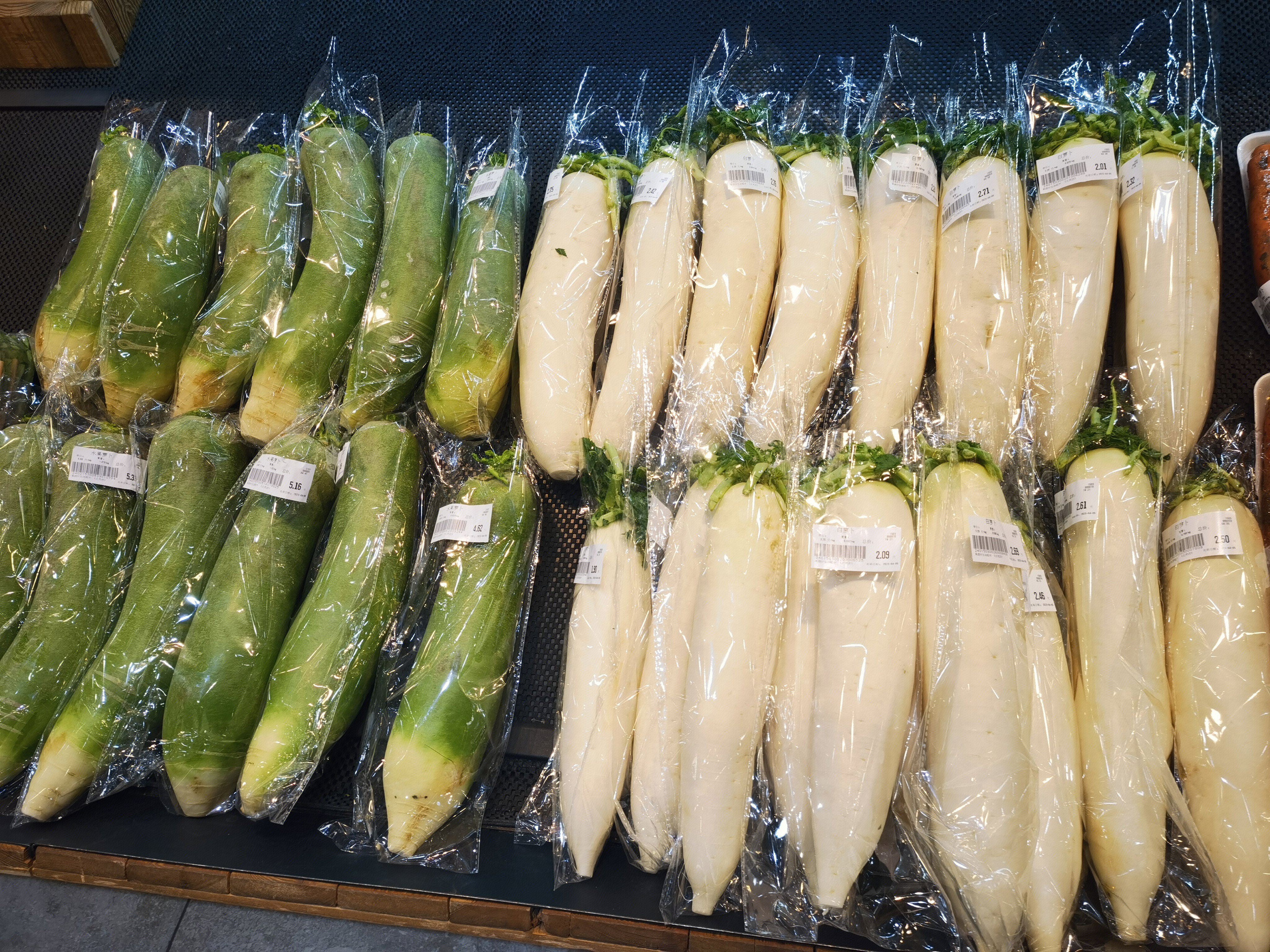 青萝卜 白萝卜 蔬菜