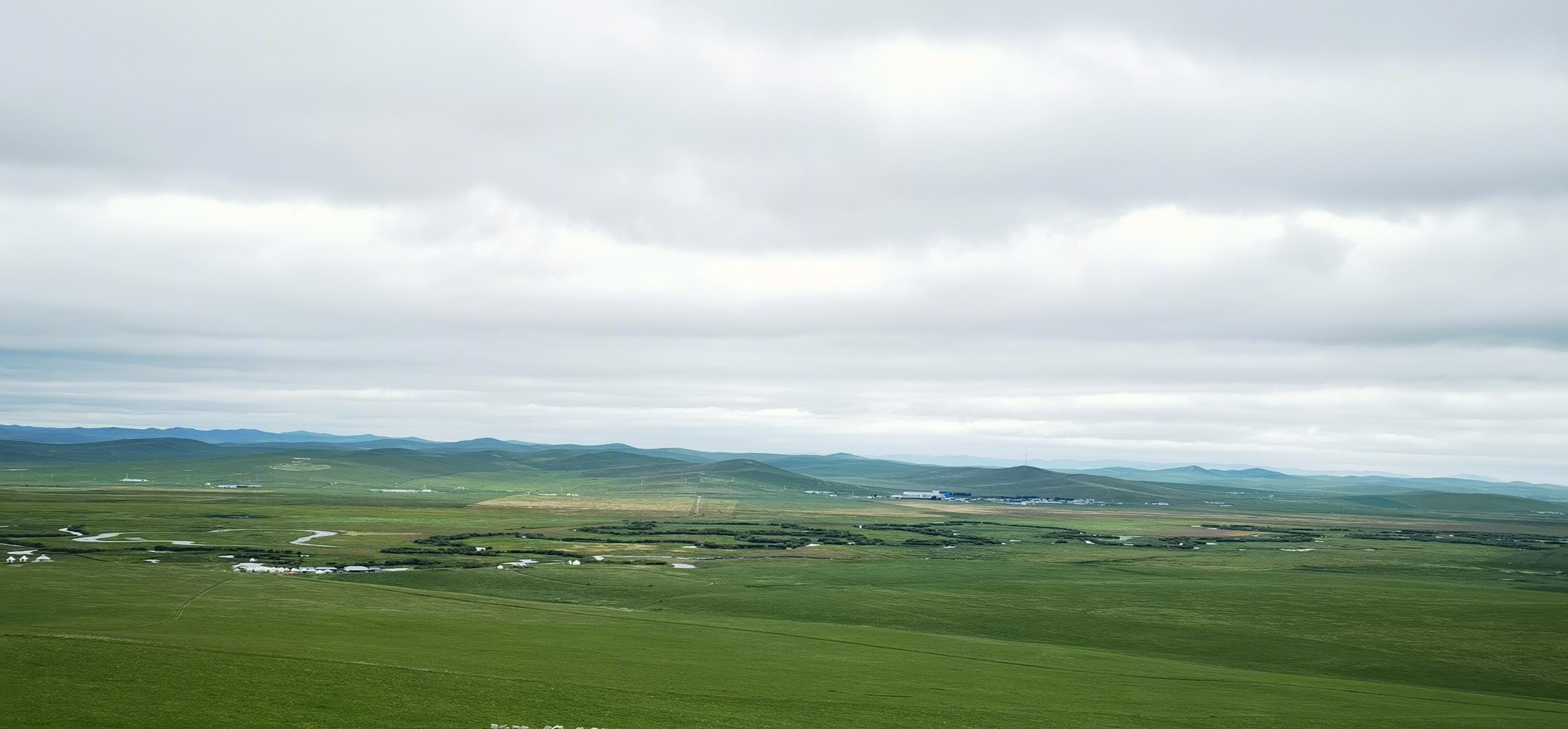 草原 乌拉盖九曲湾 内蒙古 锡林郭勒