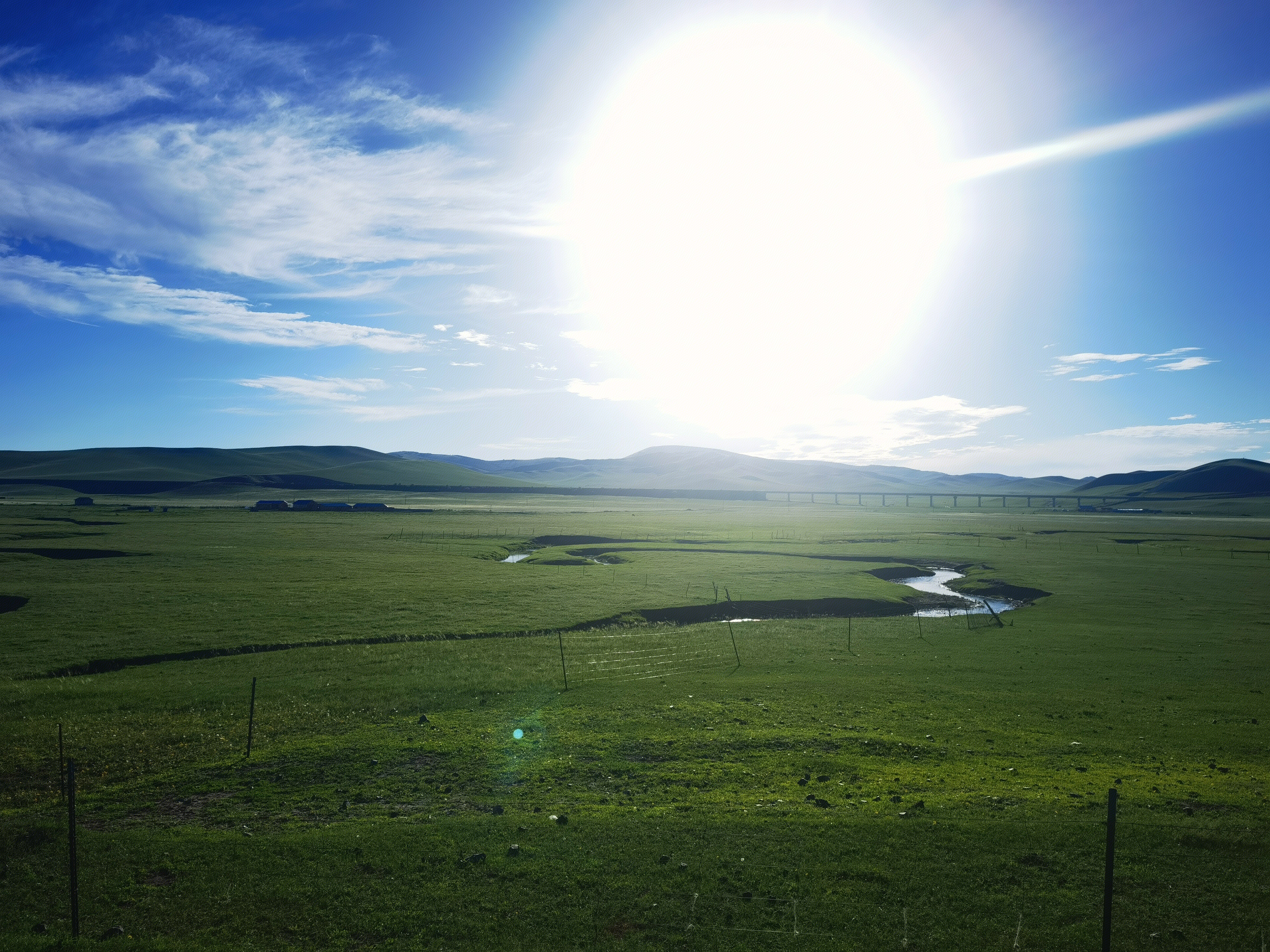 草原 河流 内蒙古 锡林郭勒