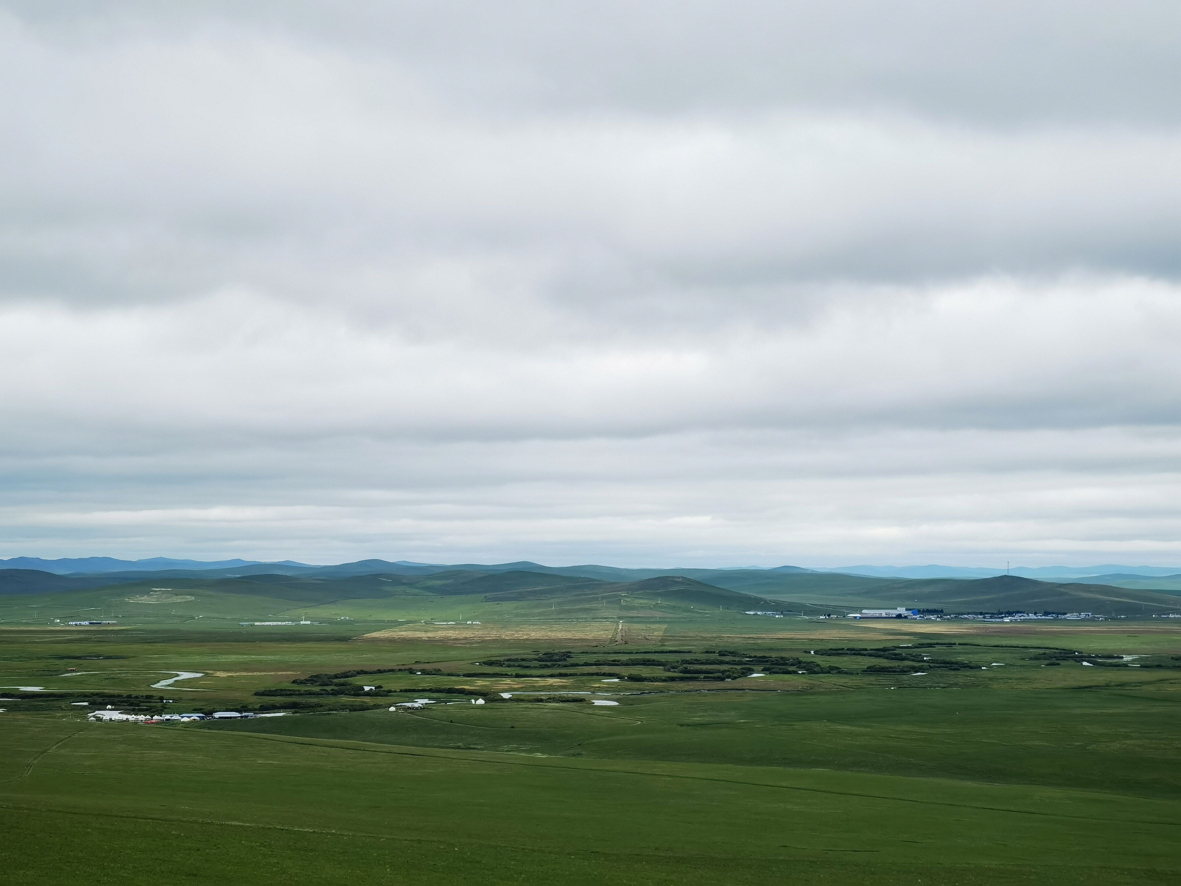 草原 乌拉盖九曲湾 内蒙古 锡林郭勒