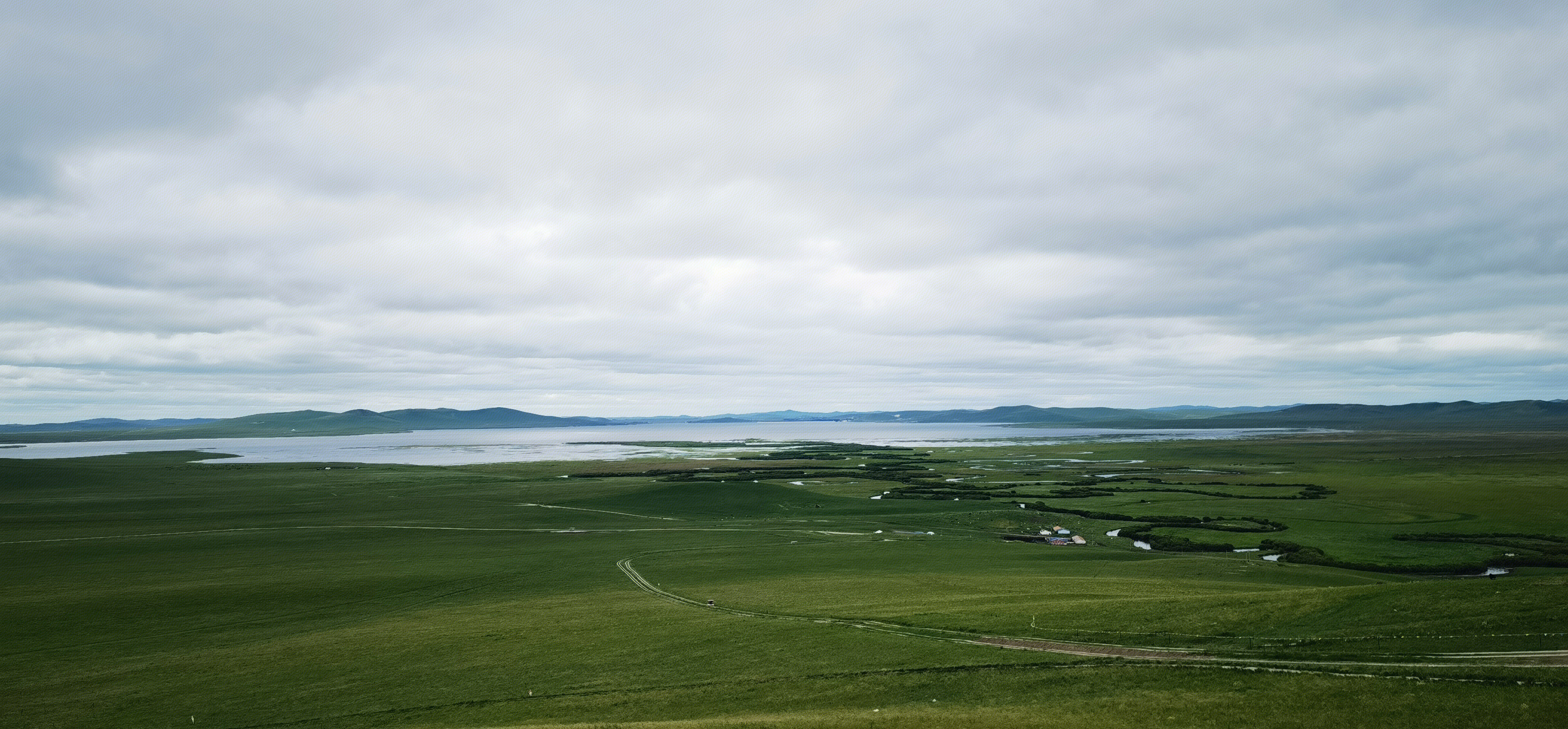 草原 乌拉盖九曲湾 内蒙古 锡林郭勒