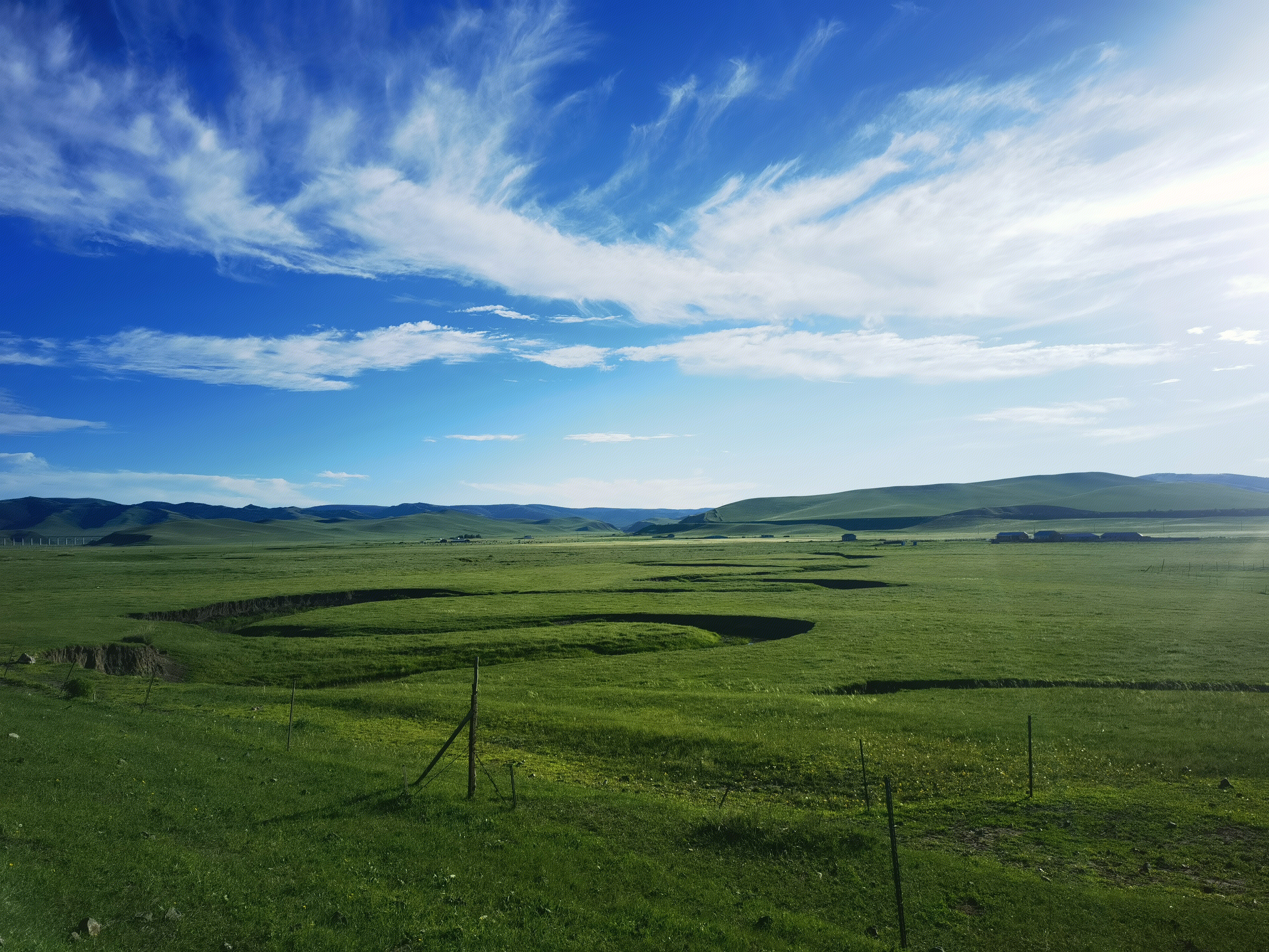 草原 河流 内蒙古 锡林郭勒