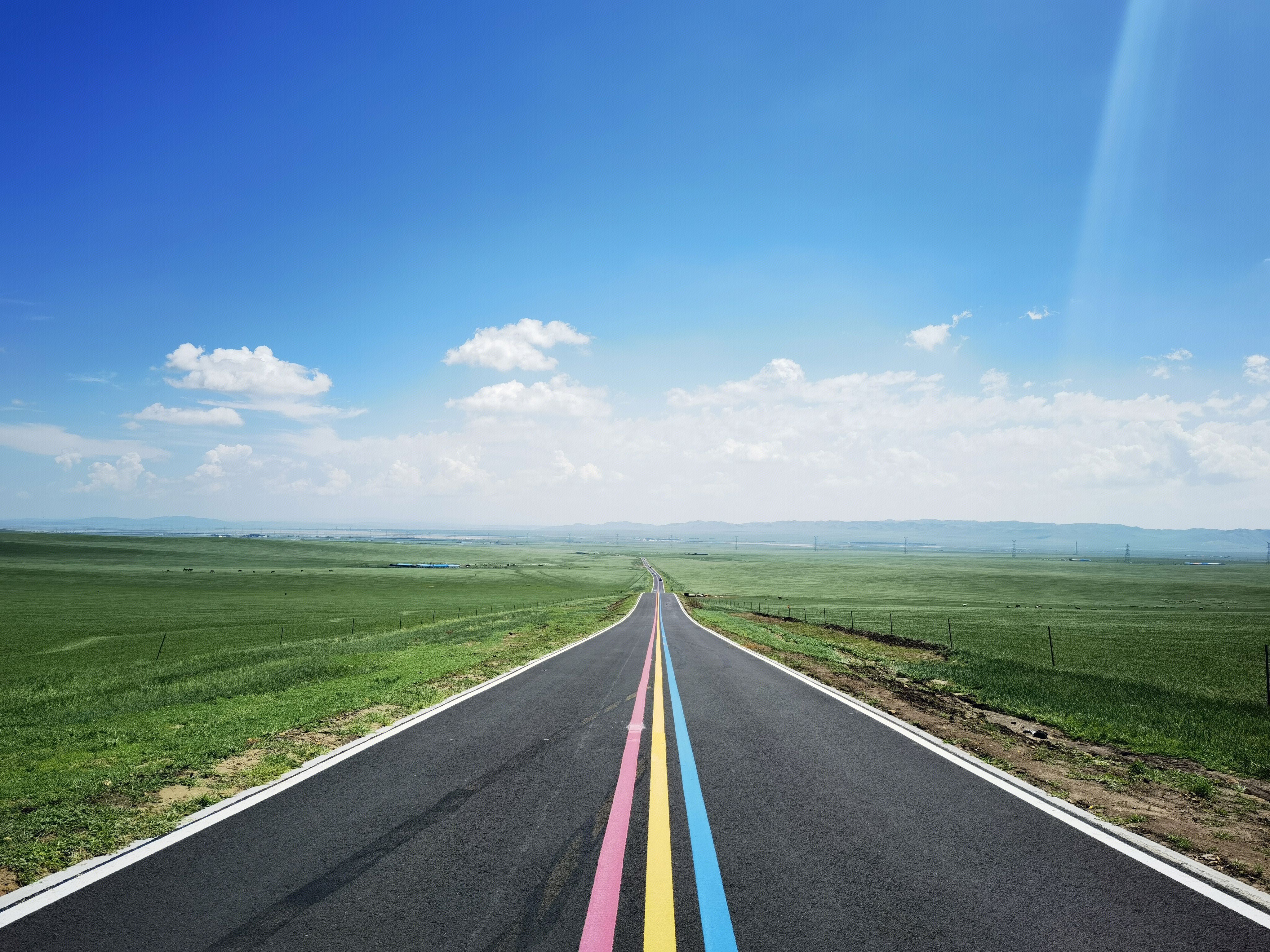 西乌旗 草原99号公路 内蒙古 锡林郭勒