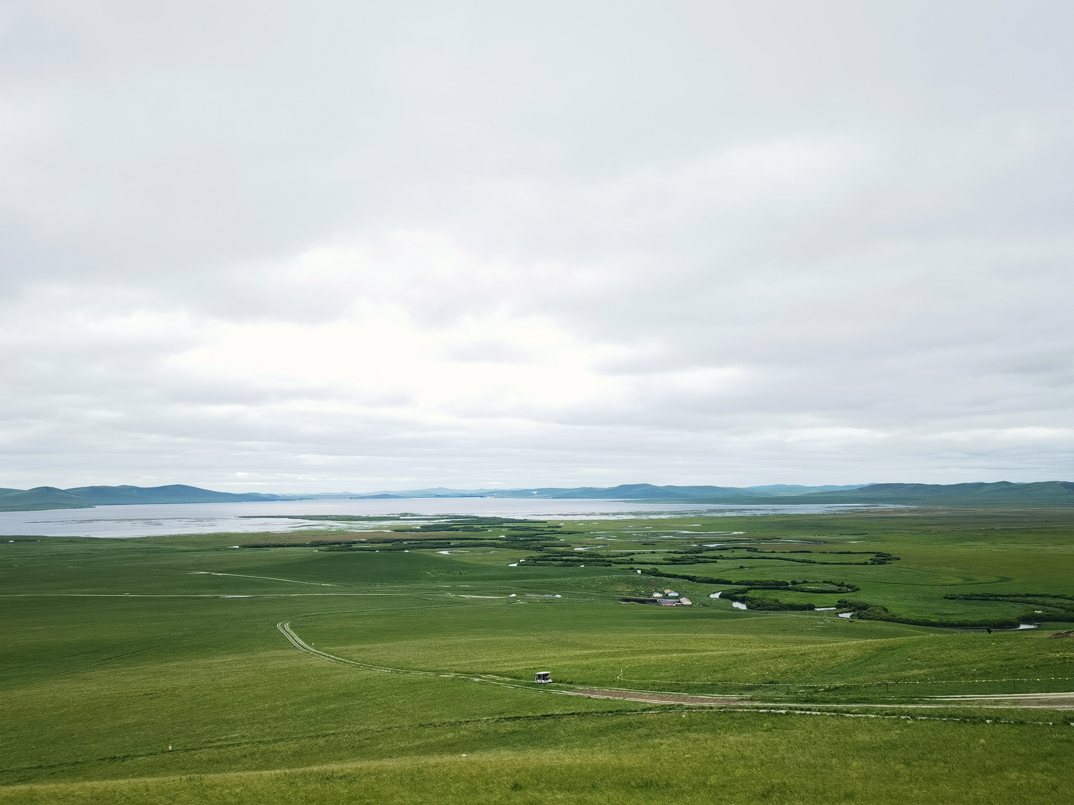 草原 乌拉盖九曲湾 内蒙古 锡林郭勒