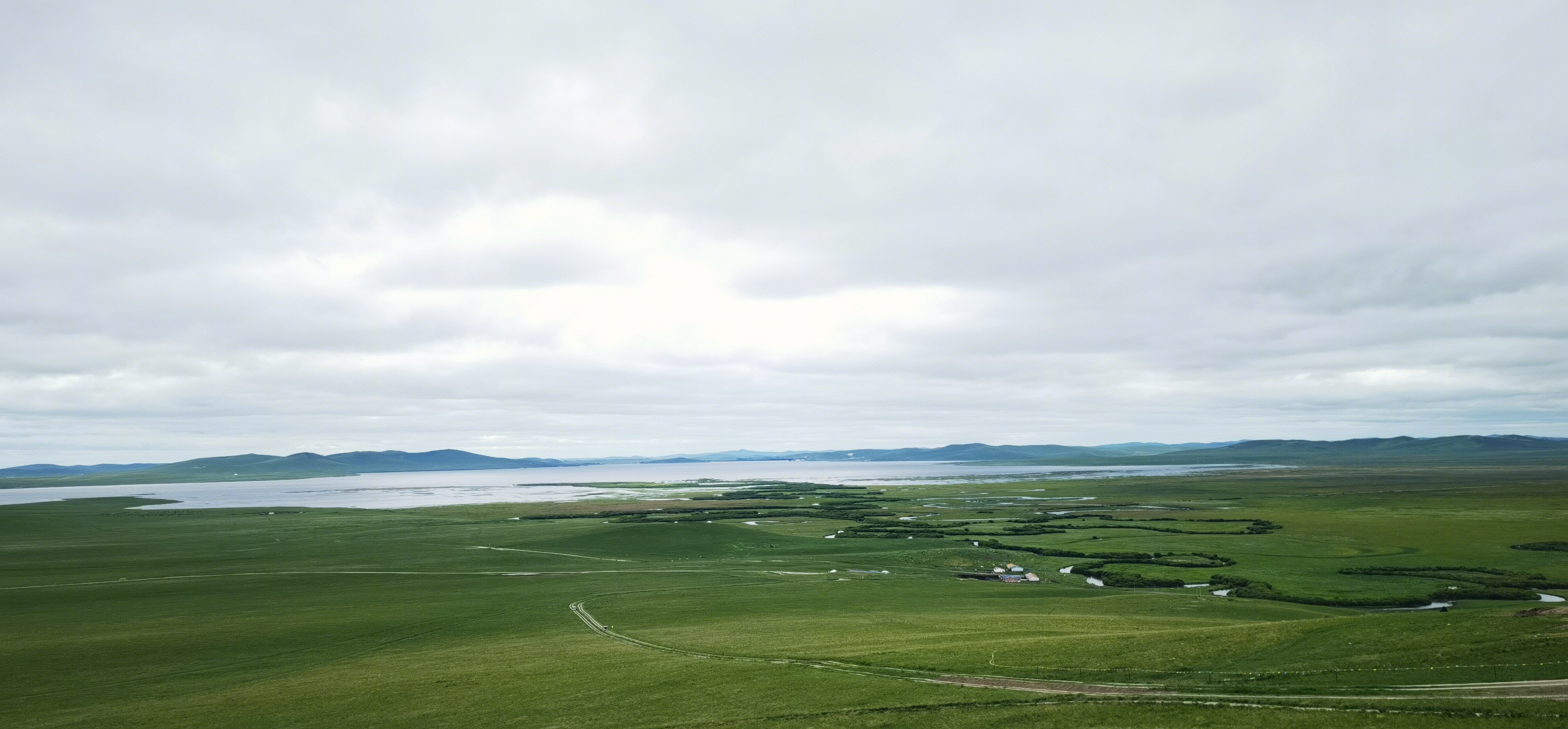 草原 乌拉盖九曲湾 内蒙古 锡林郭勒