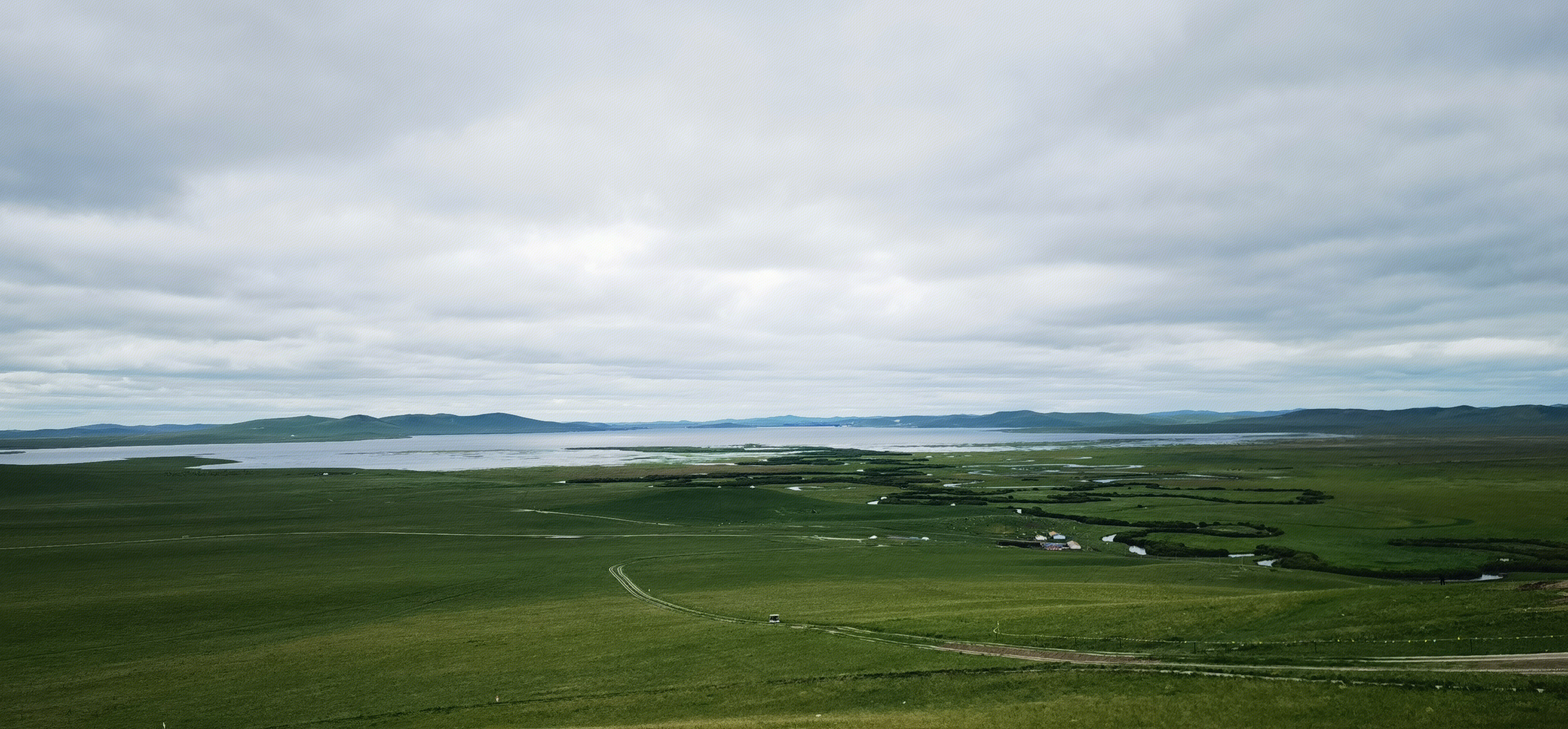 草原 乌拉盖九曲湾 内蒙古 锡林郭勒