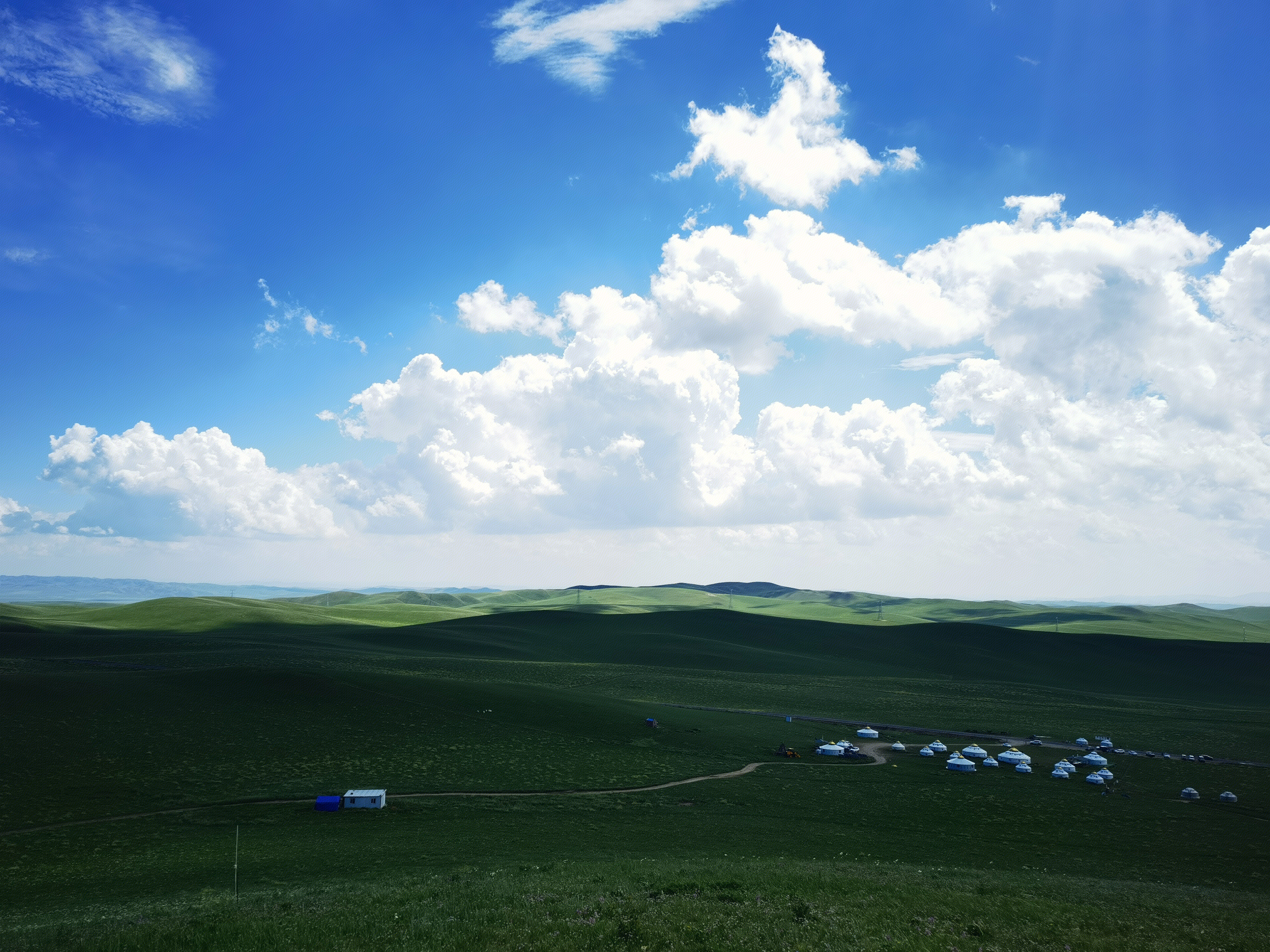 草原 蒙古包 内蒙古 锡林郭勒