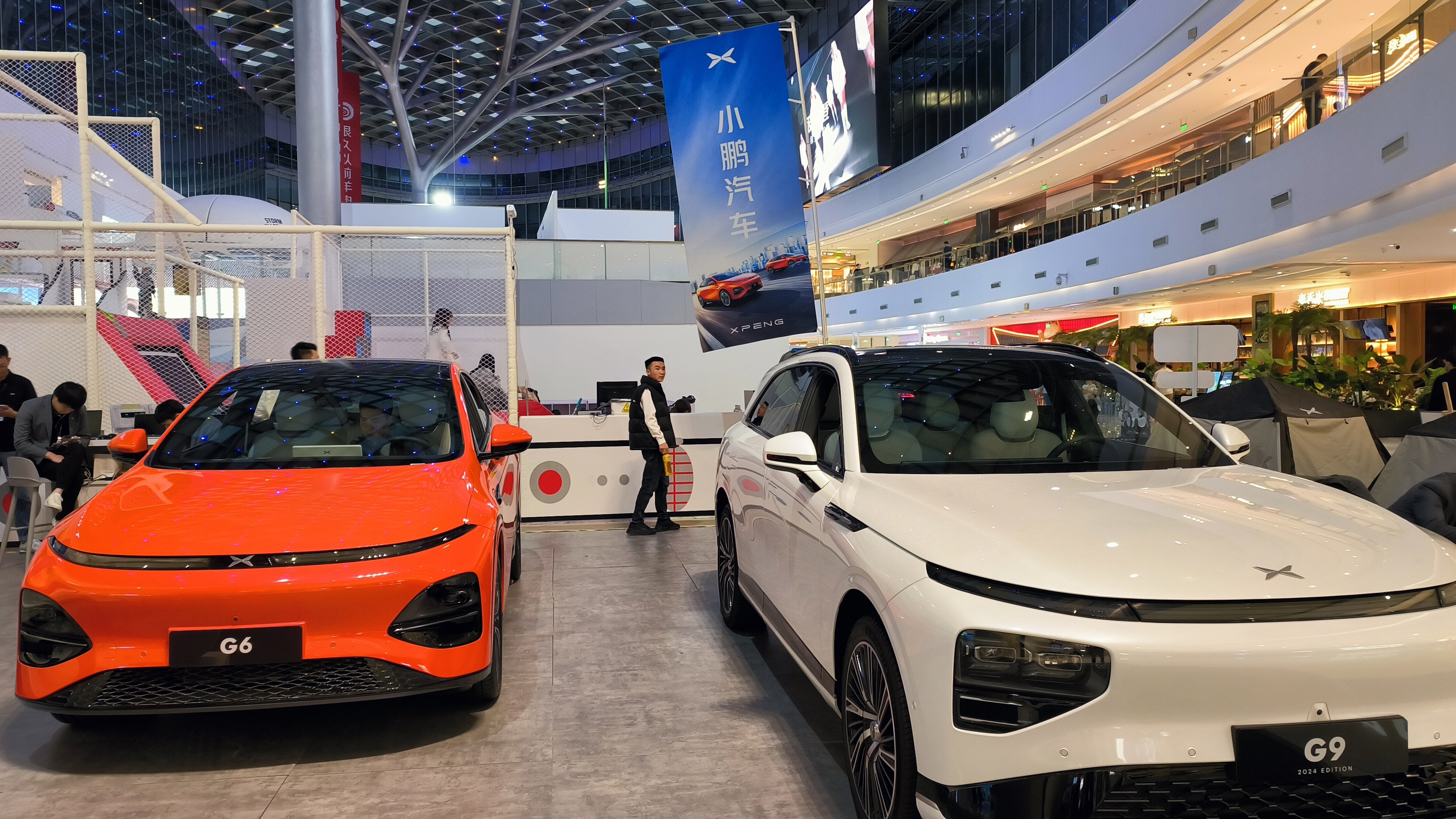 小鹏汽车 汽车展 小鹏G6汽车 小鹏G9汽车
