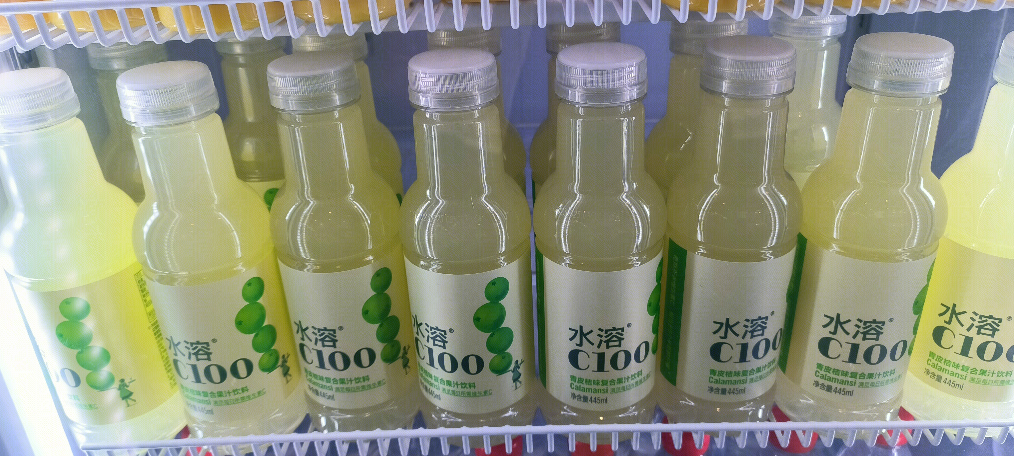水溶 C100 复合型果汁饮料 饮品冷藏柜