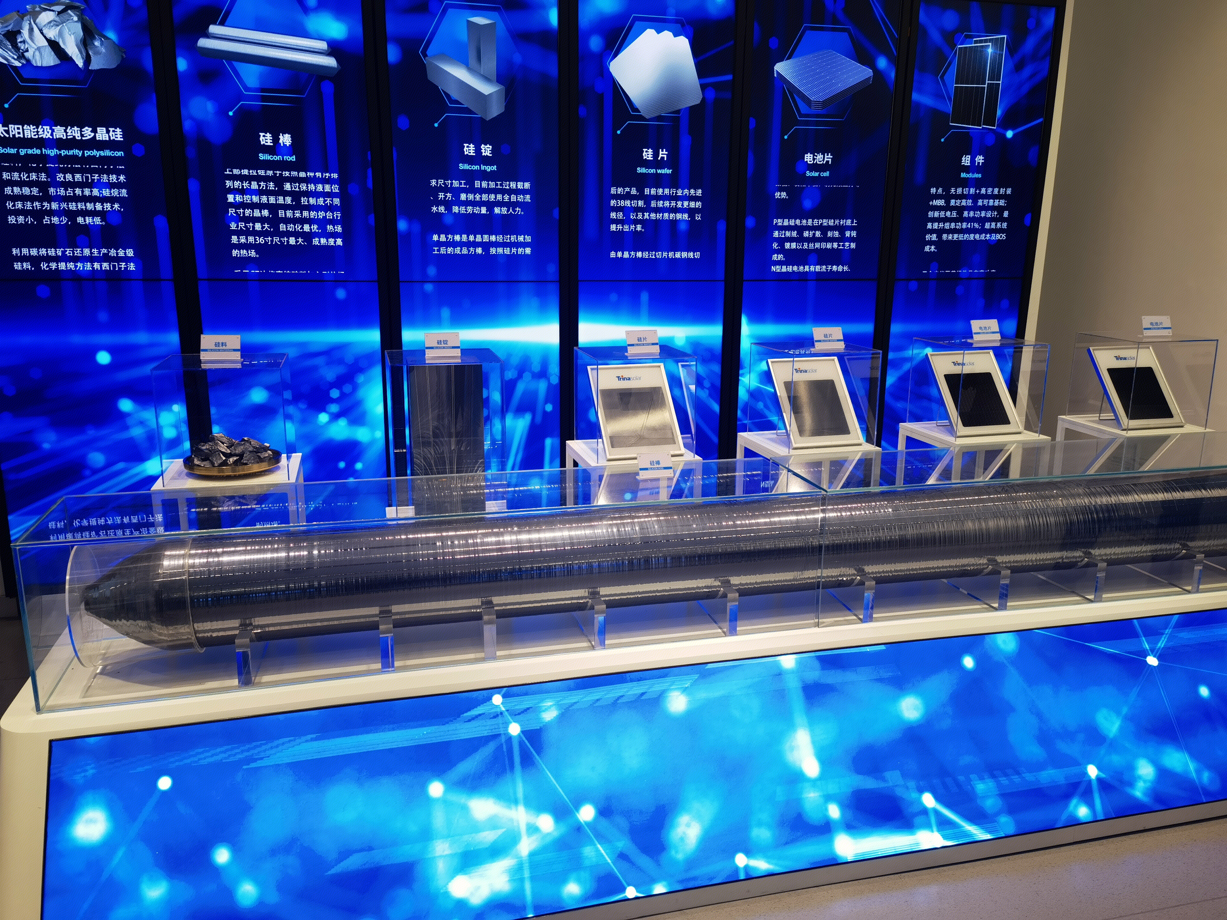硅料 硅棒 硅锭 硅片 电池片 组件 光伏 太阳能