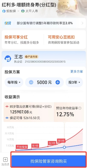 最高收益率达5%！支付宝上的储蓄型保险产品值不值得买？