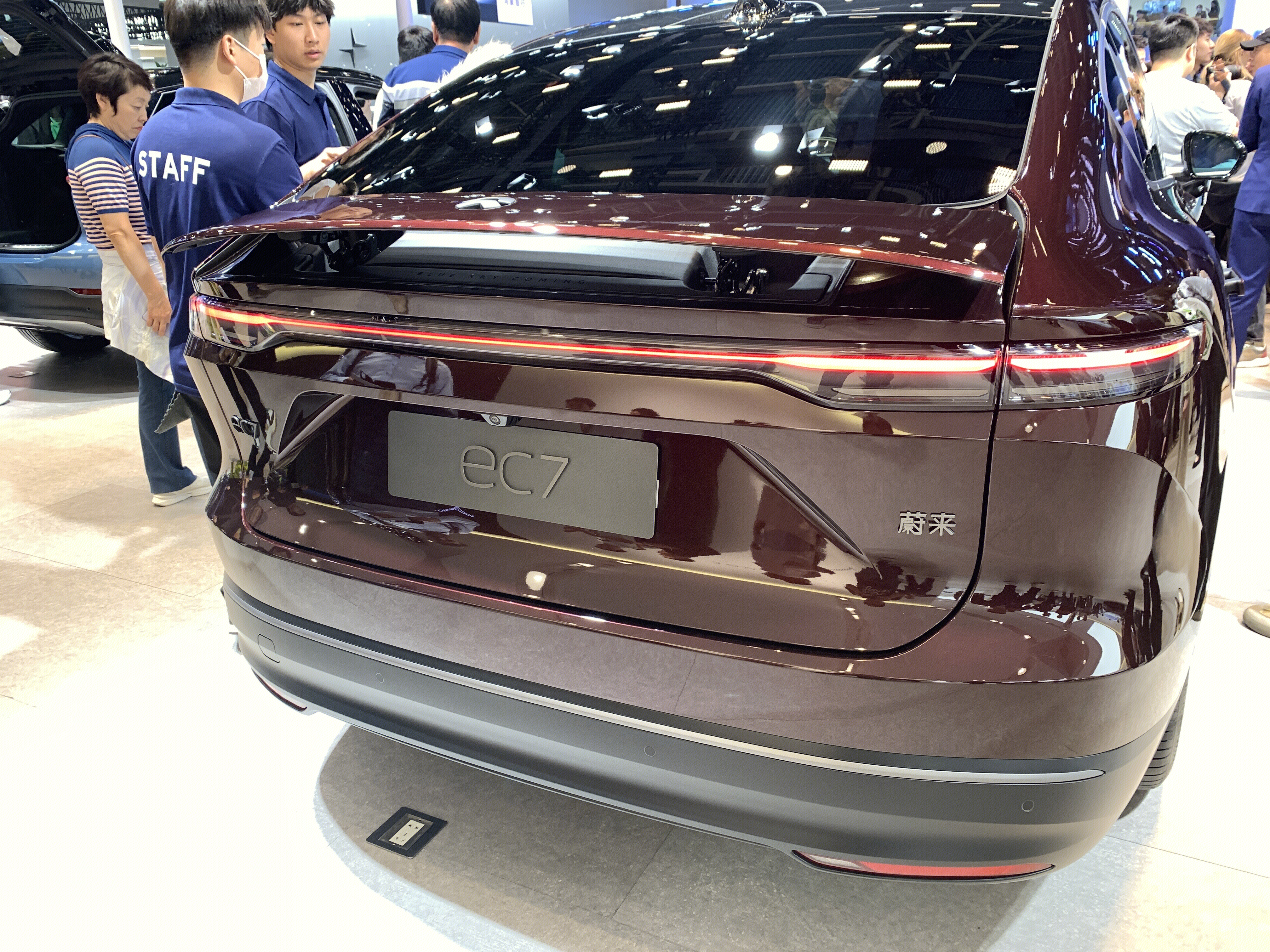 蔚来汽车 蔚来ec7 蔚来汽车展