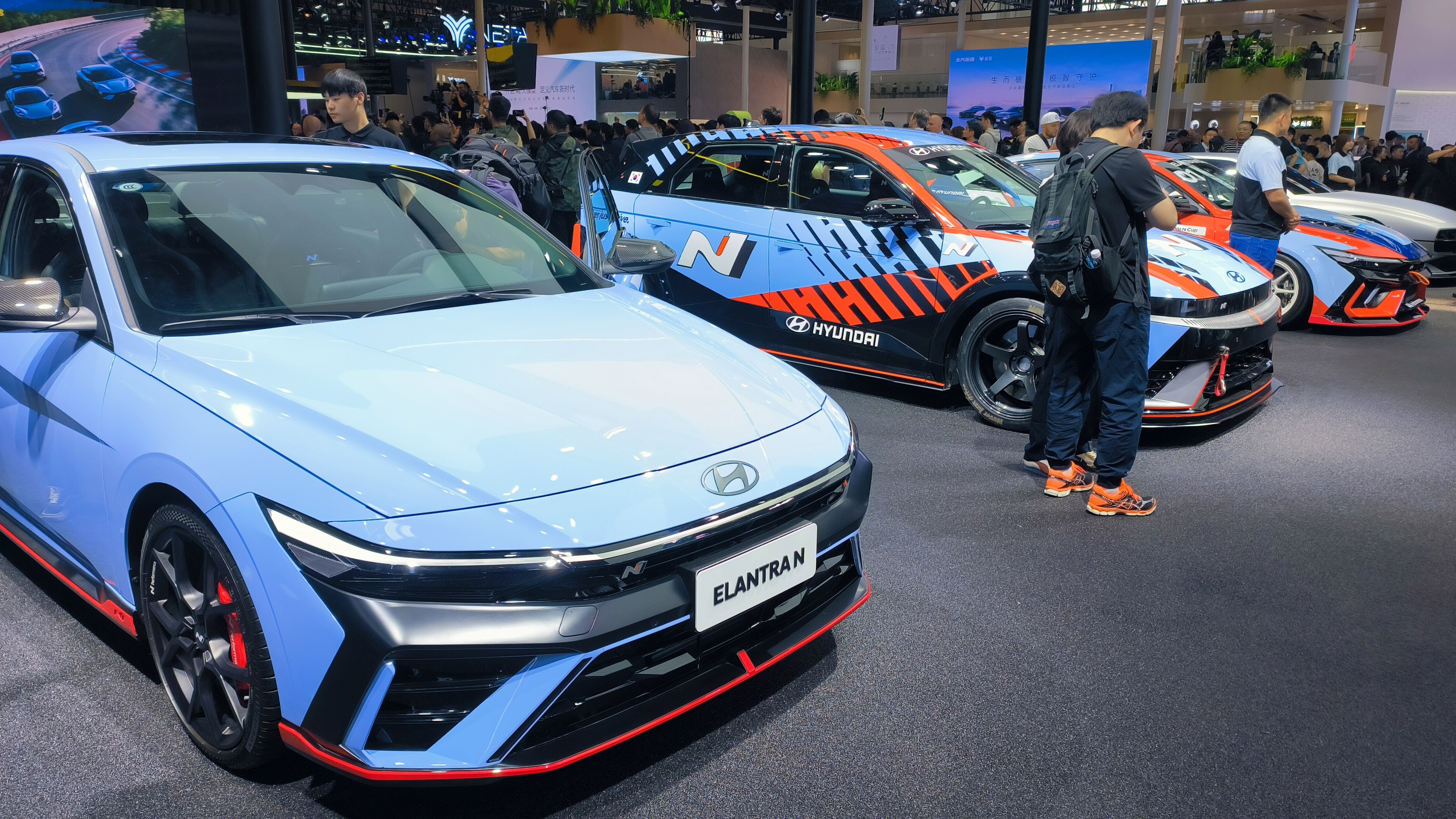 北京现代 汽车展 ELANTRAN汽车
