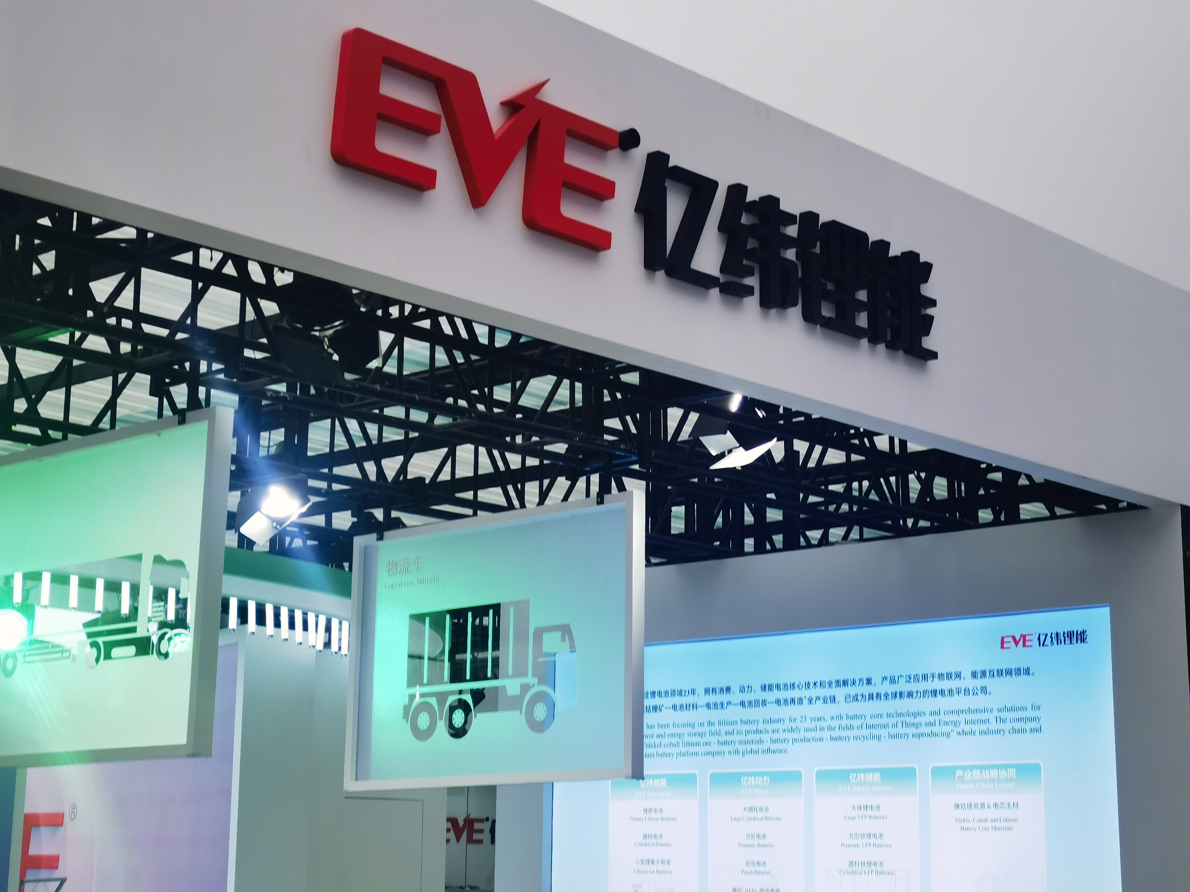 EVE 亿纬锂能 锂电池 汽车电池