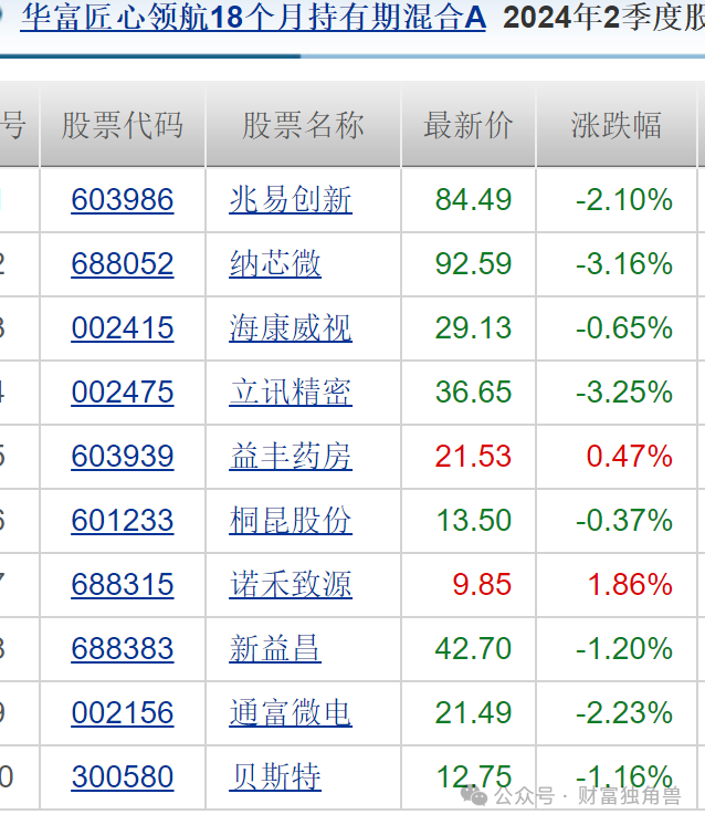 华富基金陈启明旗下7只产品亏损超20%，投资者质疑风控制度缺失