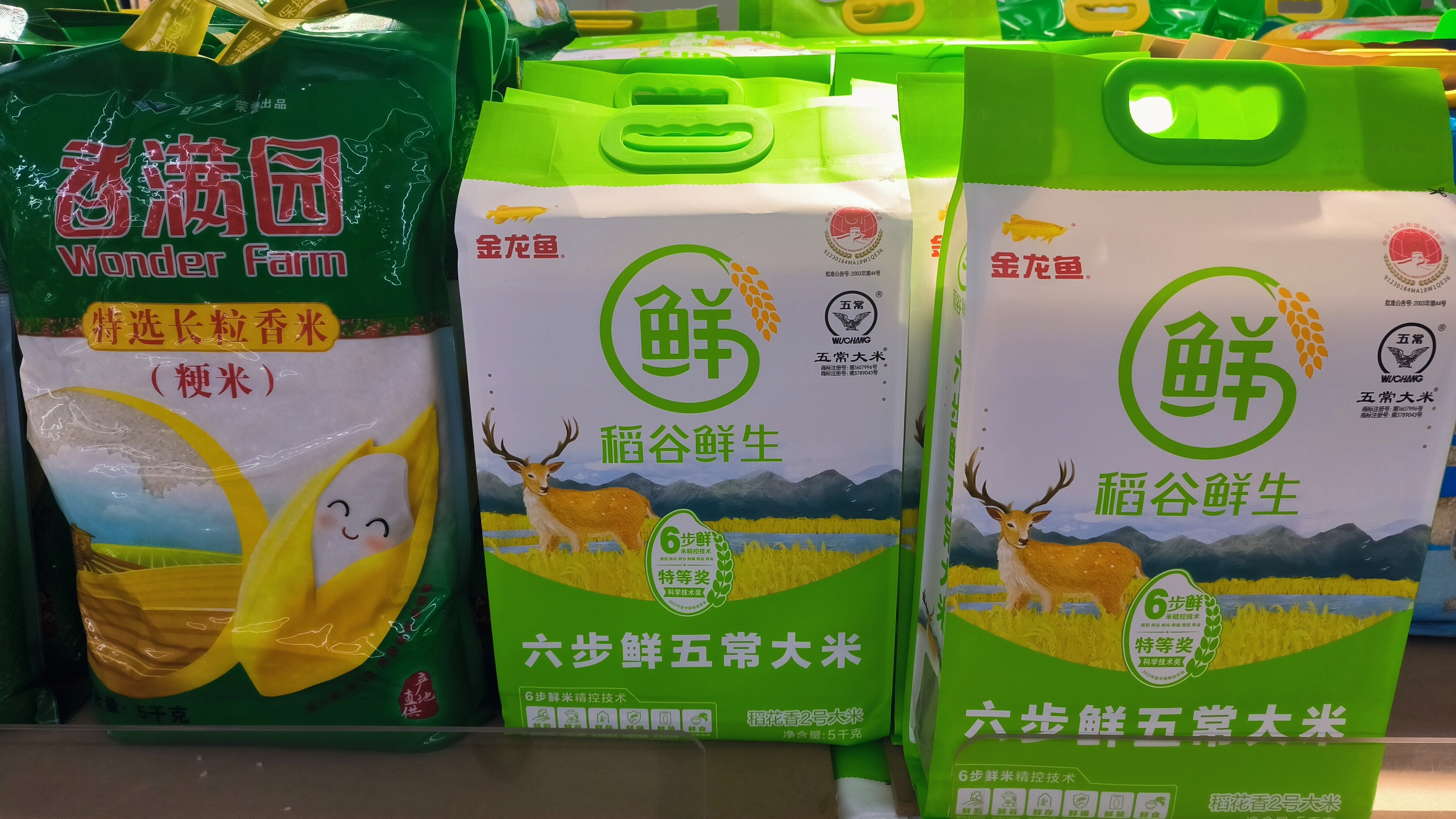 金龙鱼 五常大米 香满园 粮食