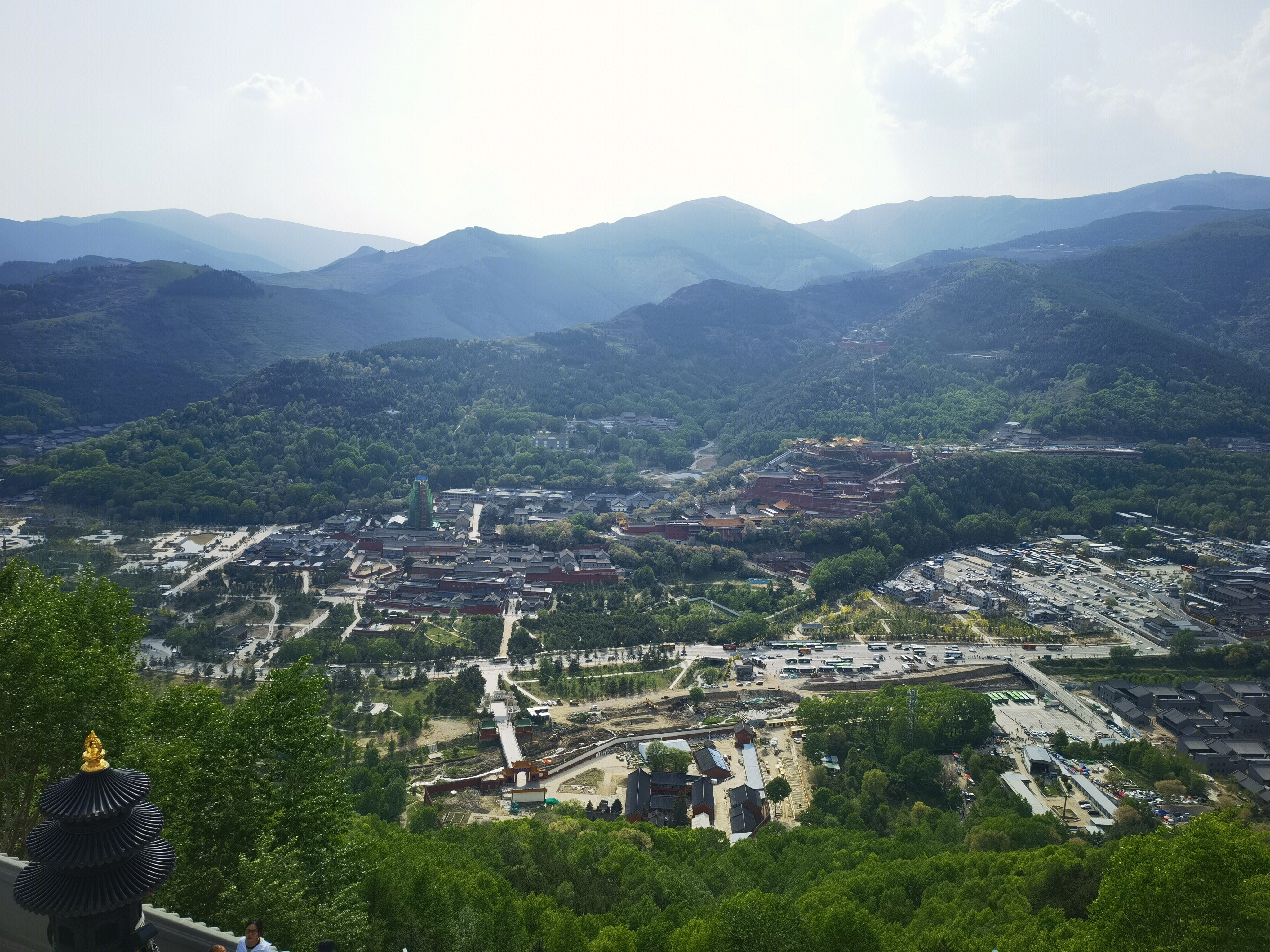 五台山 山西著名景点 景区 俯视图