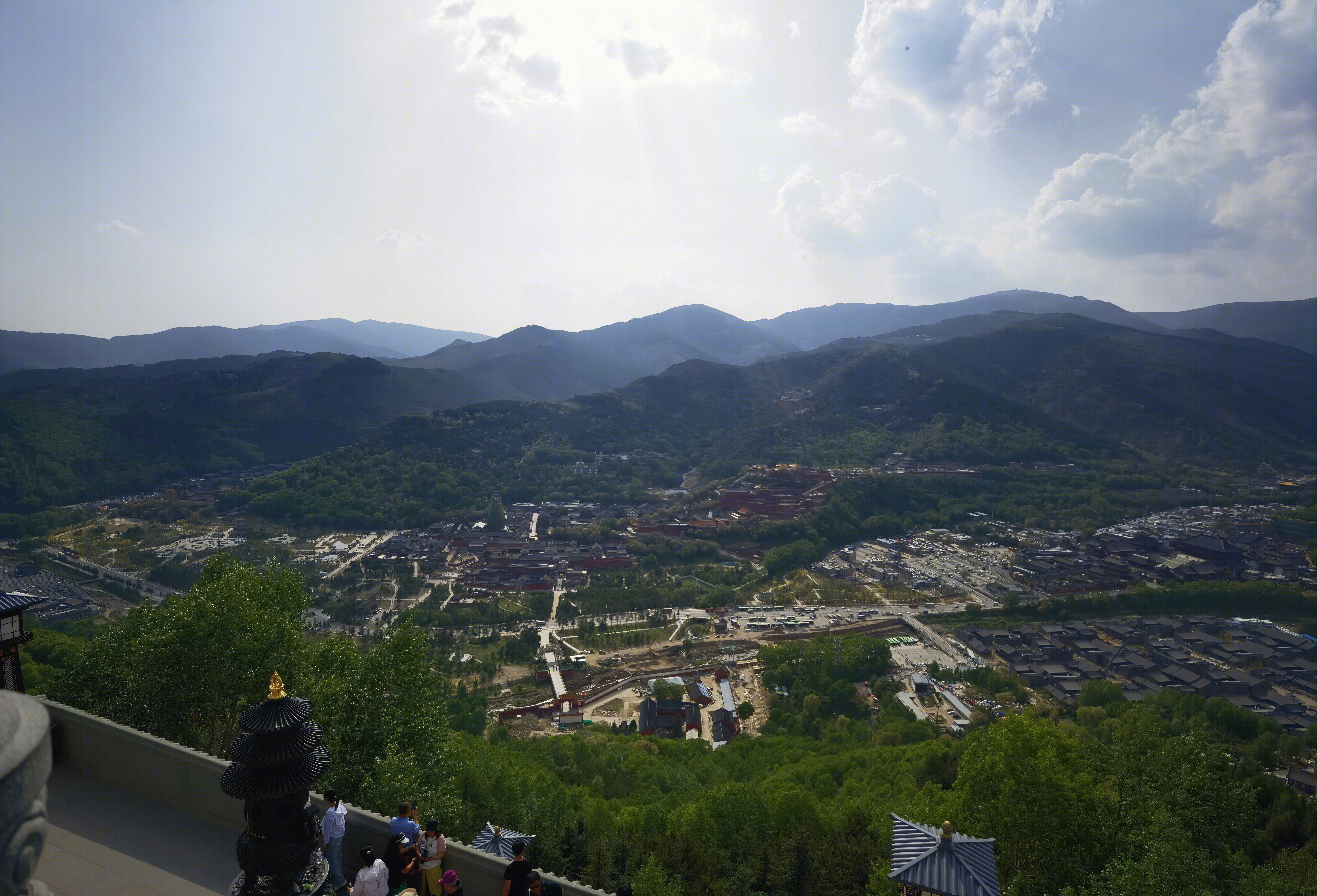 五台山 山西著名景点 景区 俯视图