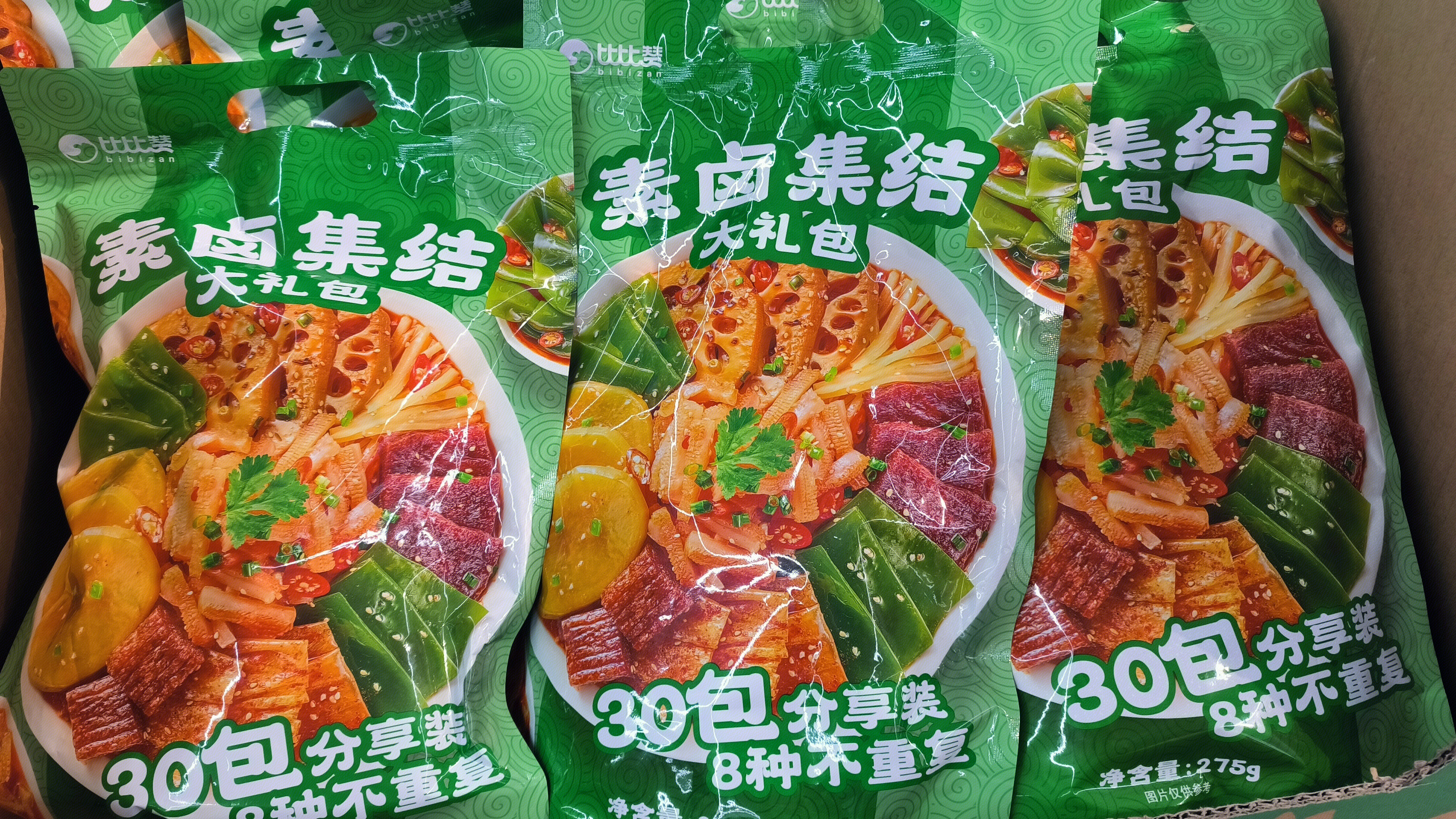 比比赞 素卤集结大礼包 素食卤味 休闲零食 零嘴
